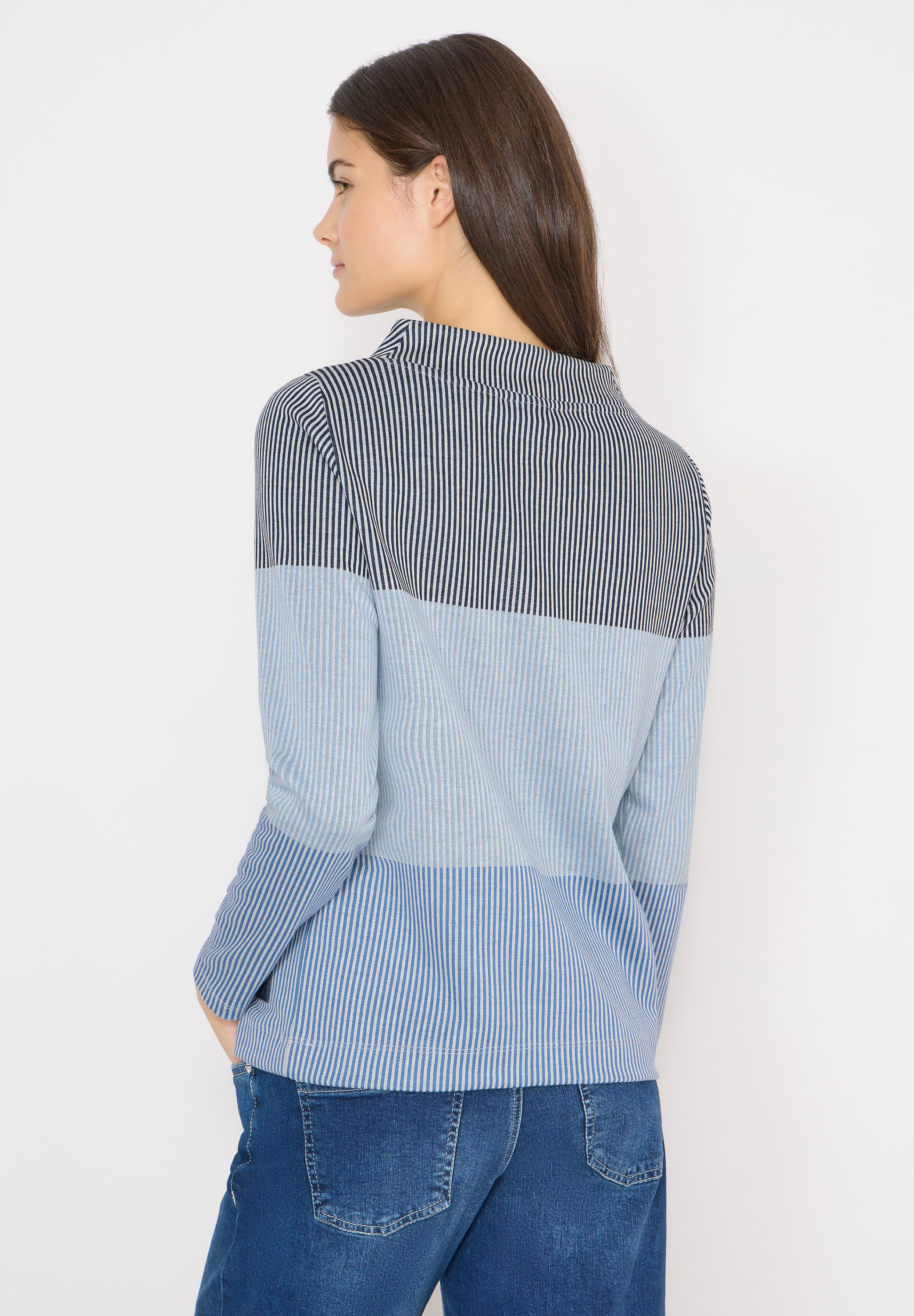 Cecil Langarmshirt im Colourblock-Style günstig online kaufen