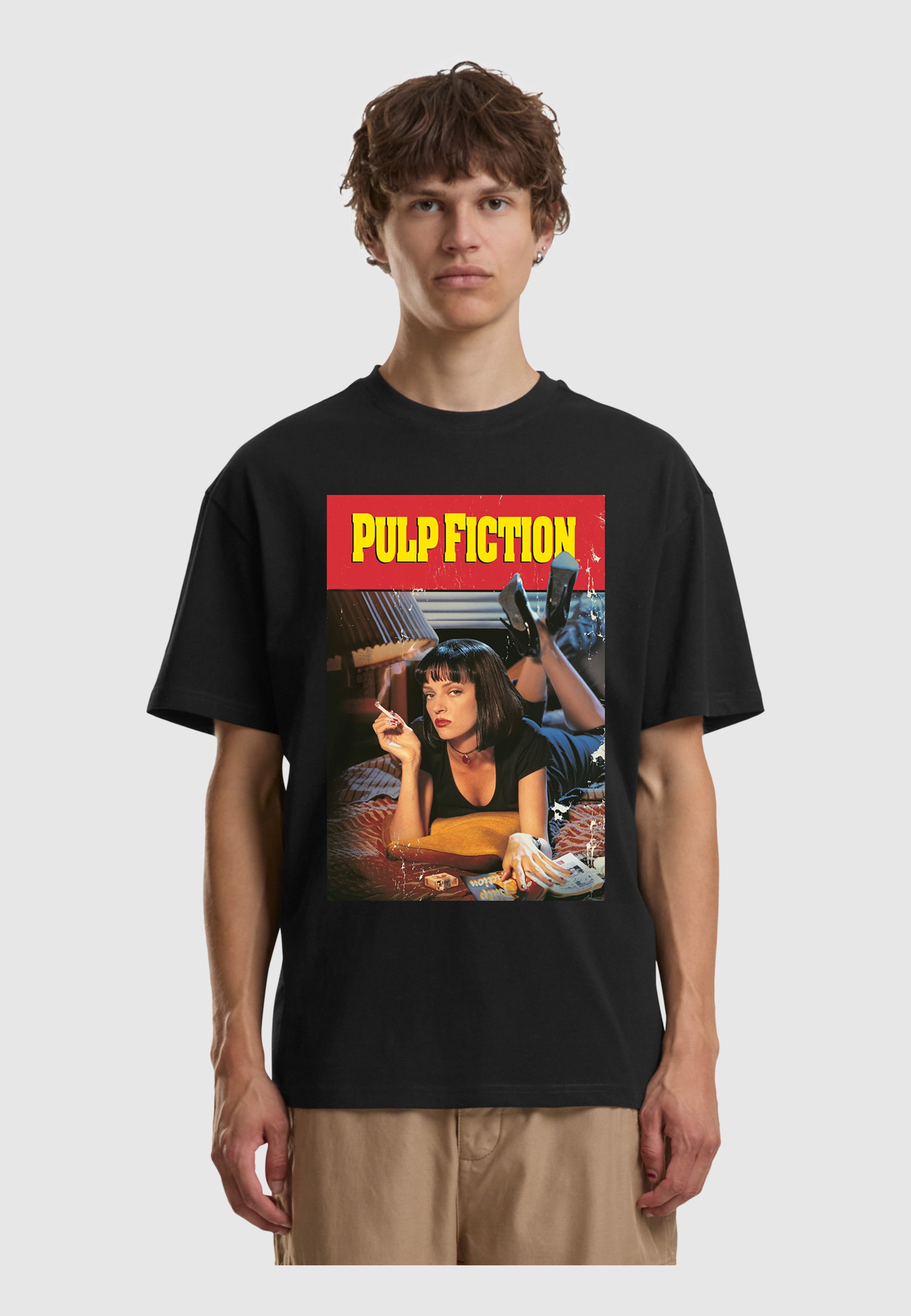 Merchcode T-Shirt »Merchcode Pulp Fiction Clean Oversize Tee« 1