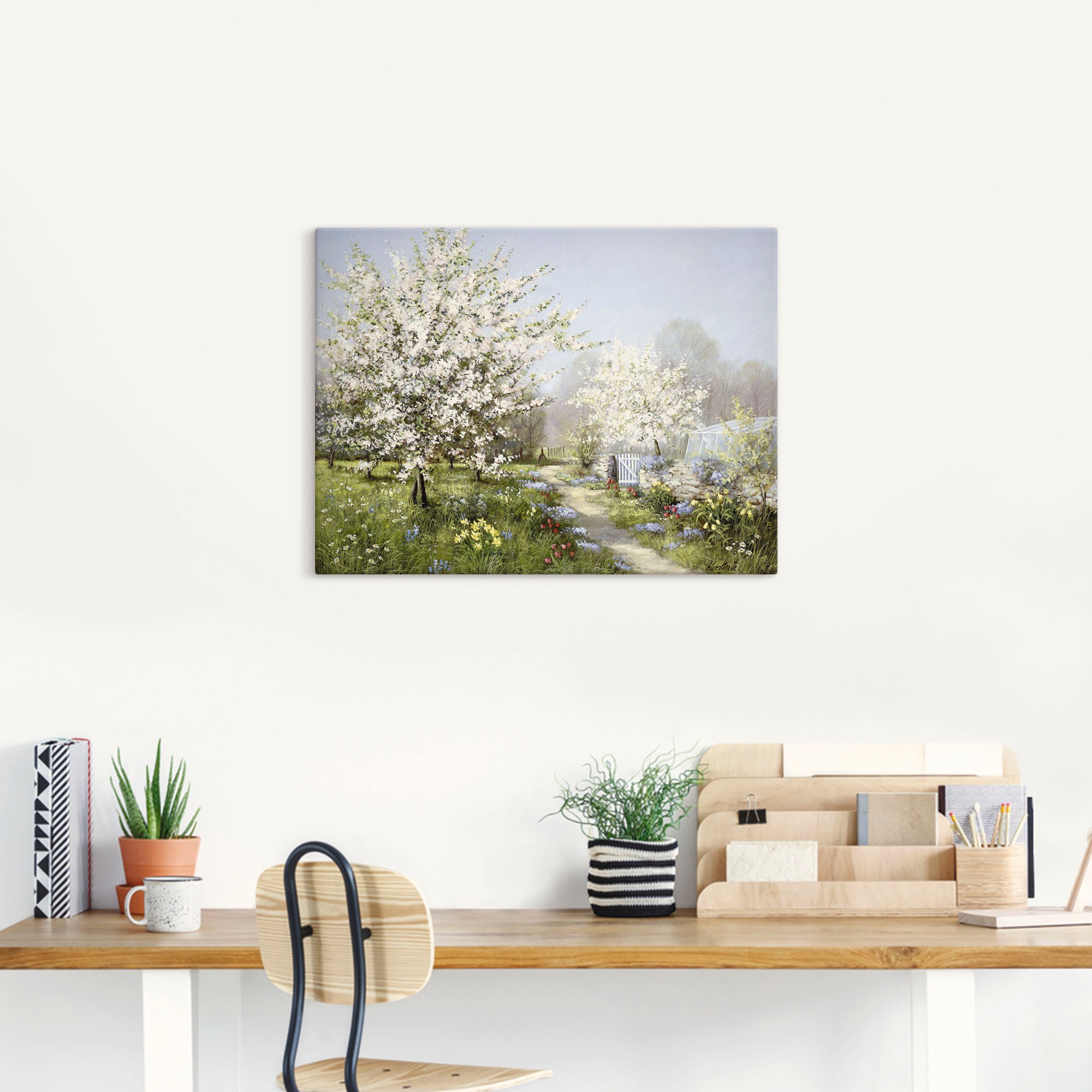 Artland Wandbild »Frühlingsblüten«, Wiesen & Bäume, (1 St.), als Leinwandbild, Poster, Wandaufkleber in verschied. Größen