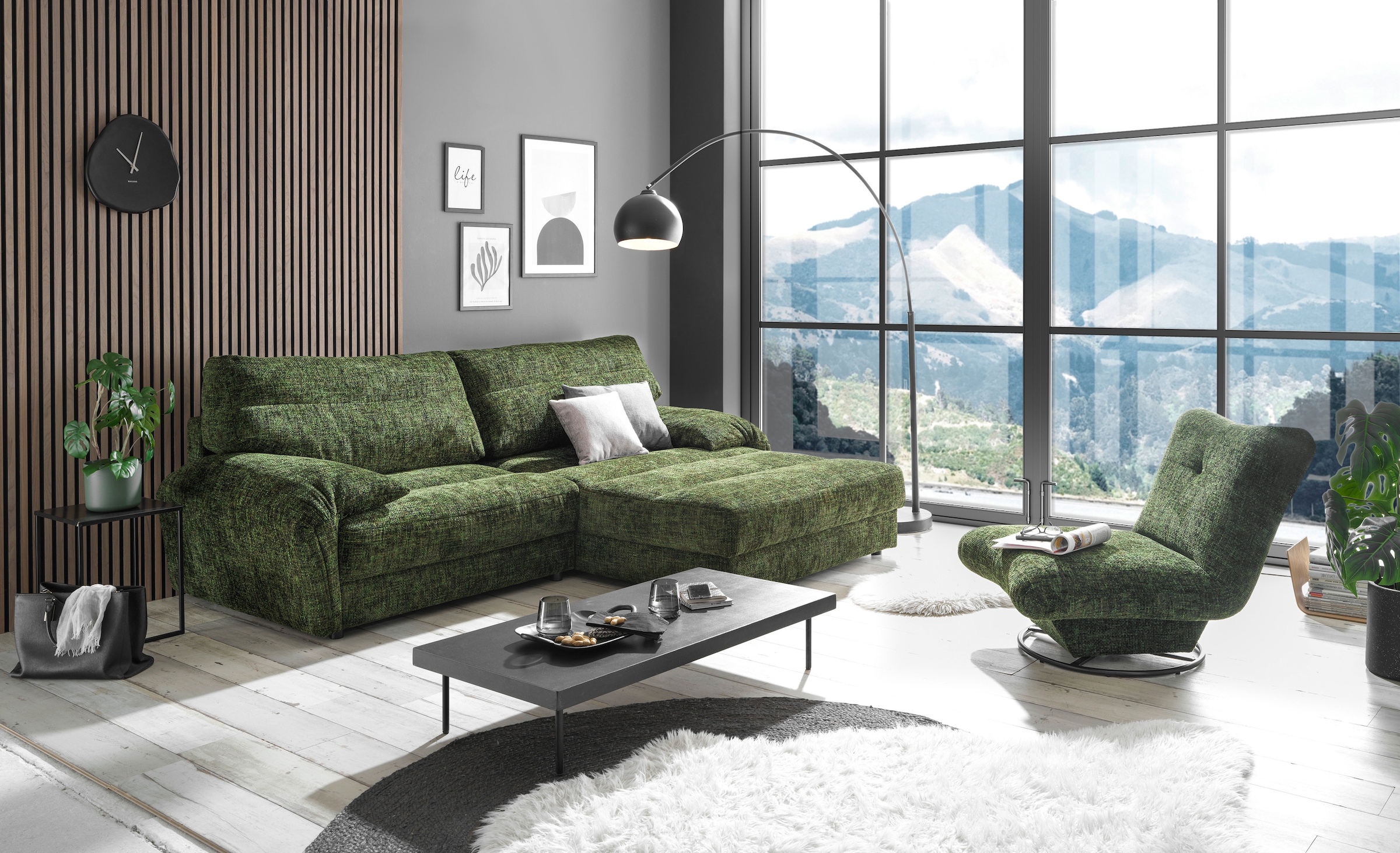 ED EXCITING DESIGN Ecksofa »Princeton L-Form«