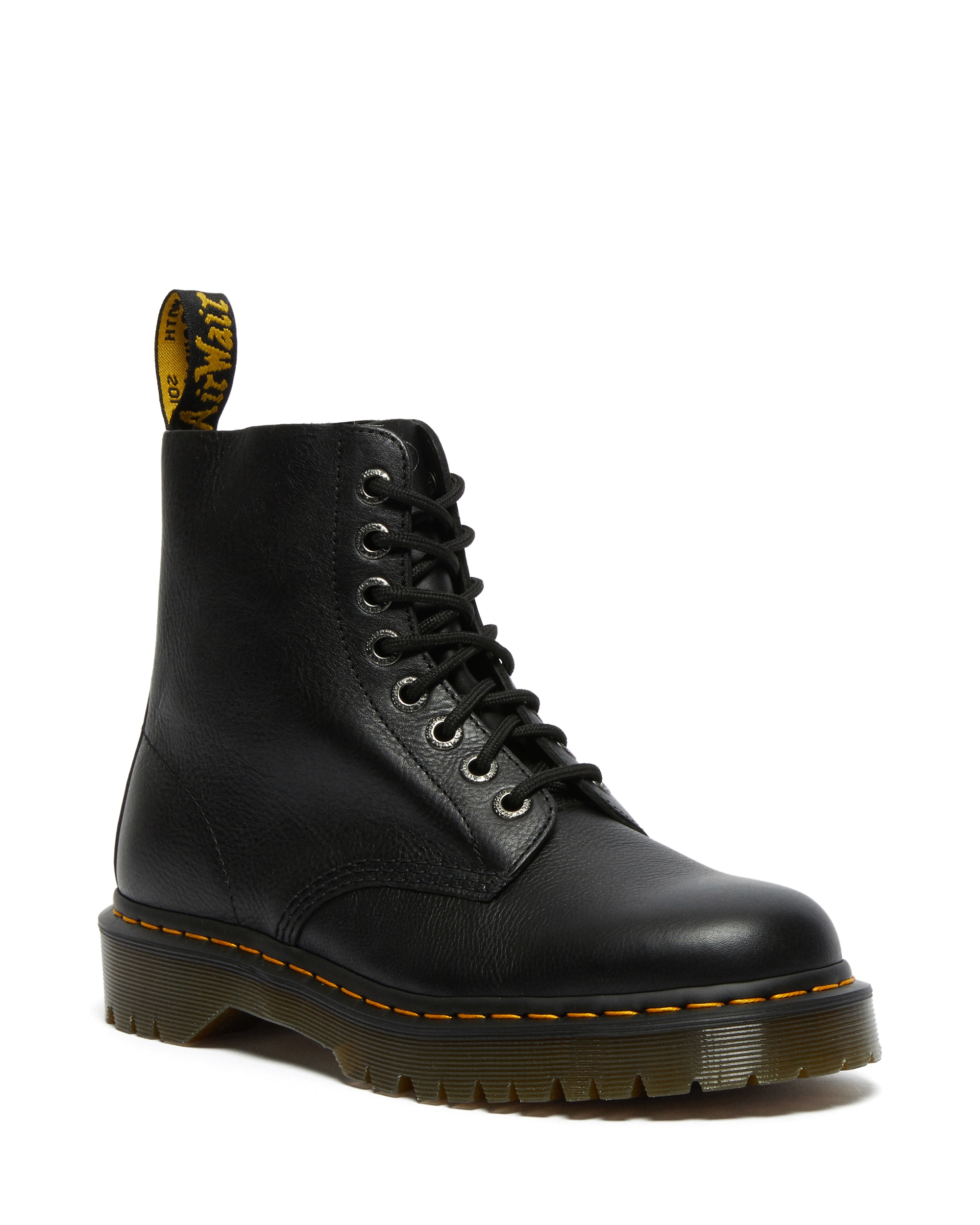 DR. MARTENS Schnürboots »1460«  Blockabsatz, Stiefelette mit typisch, gelber Rahmennaht