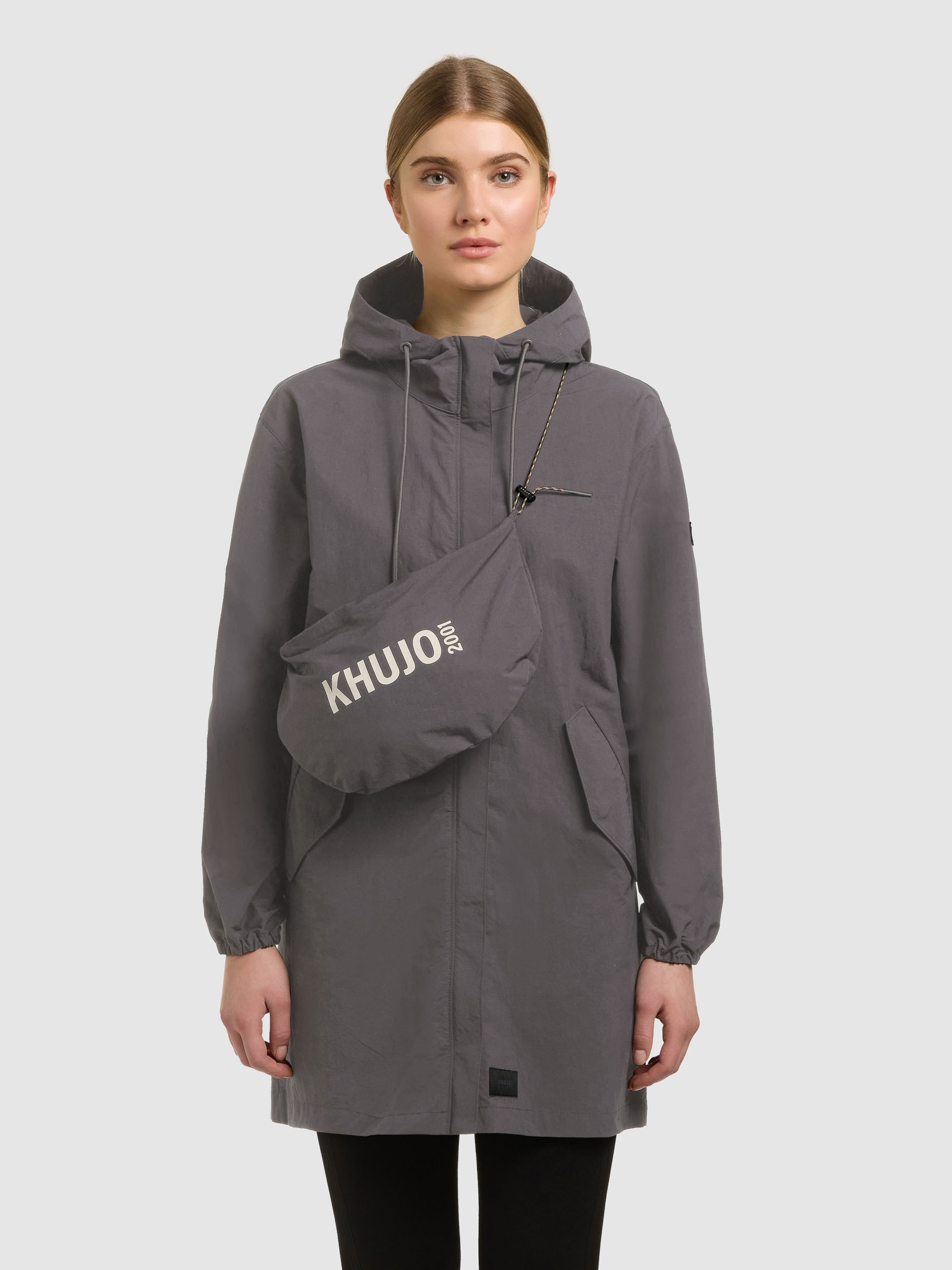 khujo Sommerjacke "AMETI" mit Kapuze günstig online kaufen