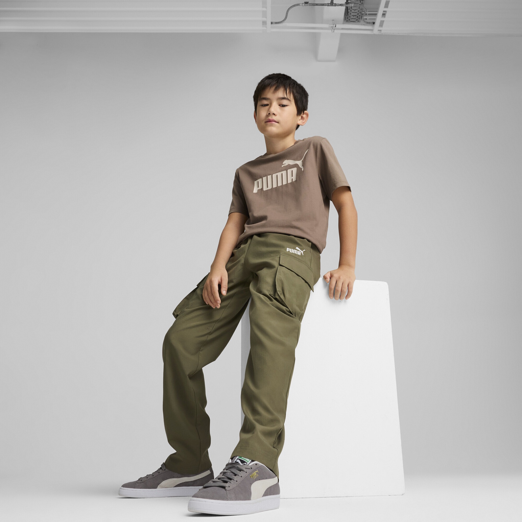 PUMA Sporthose »ESS No. 1 Logo Gewebte Cargohose Jungen«