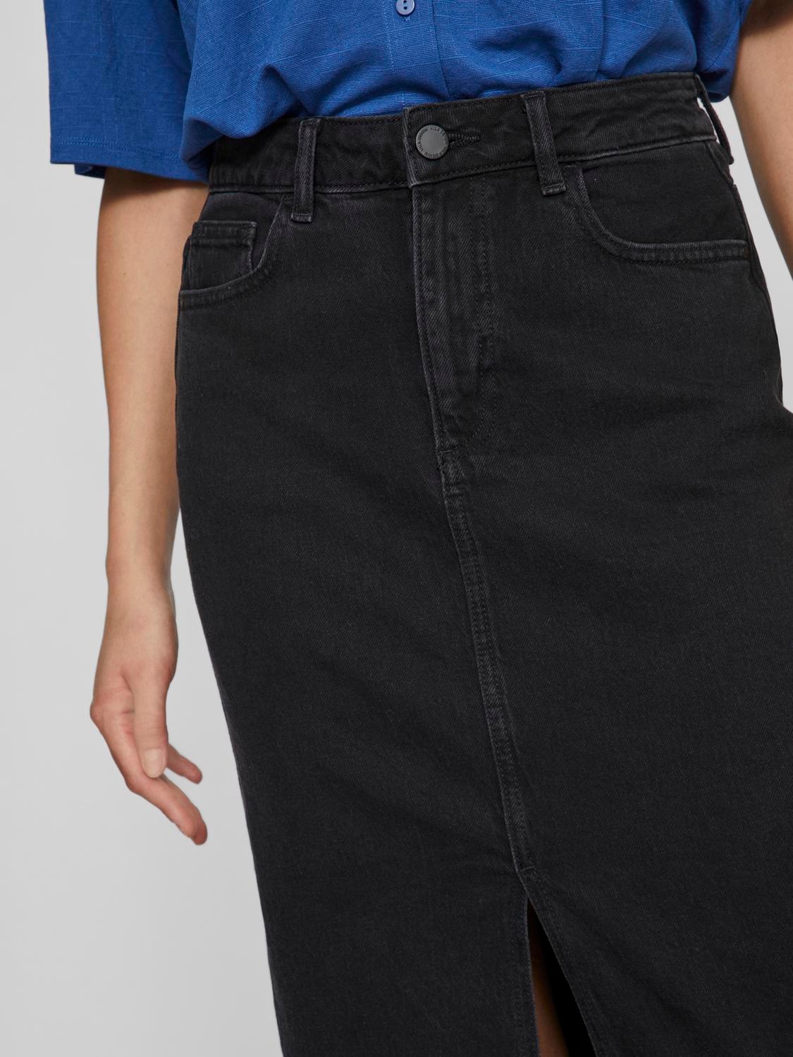 Vila Jeansrock "VIJAF HW MIDI DENIM SKIRT-NOOS" günstig online kaufen