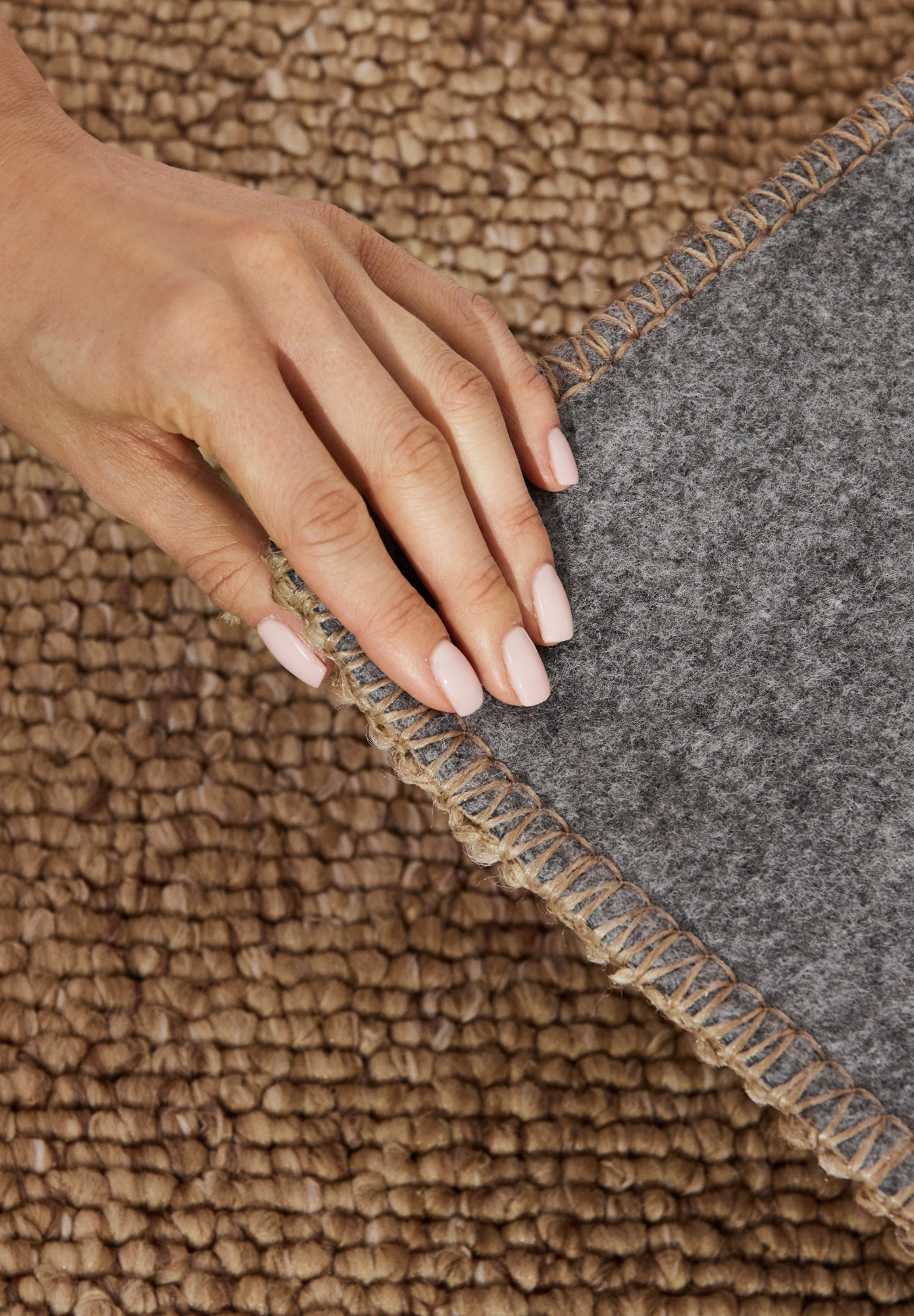 ELLE DECORATION Teppich »Rocco«, rechteckig, 10 mm Höhe, Nachhaltig, Läufer, waschbar, Wohnzimmer, Esszimmer, Woll-Optik