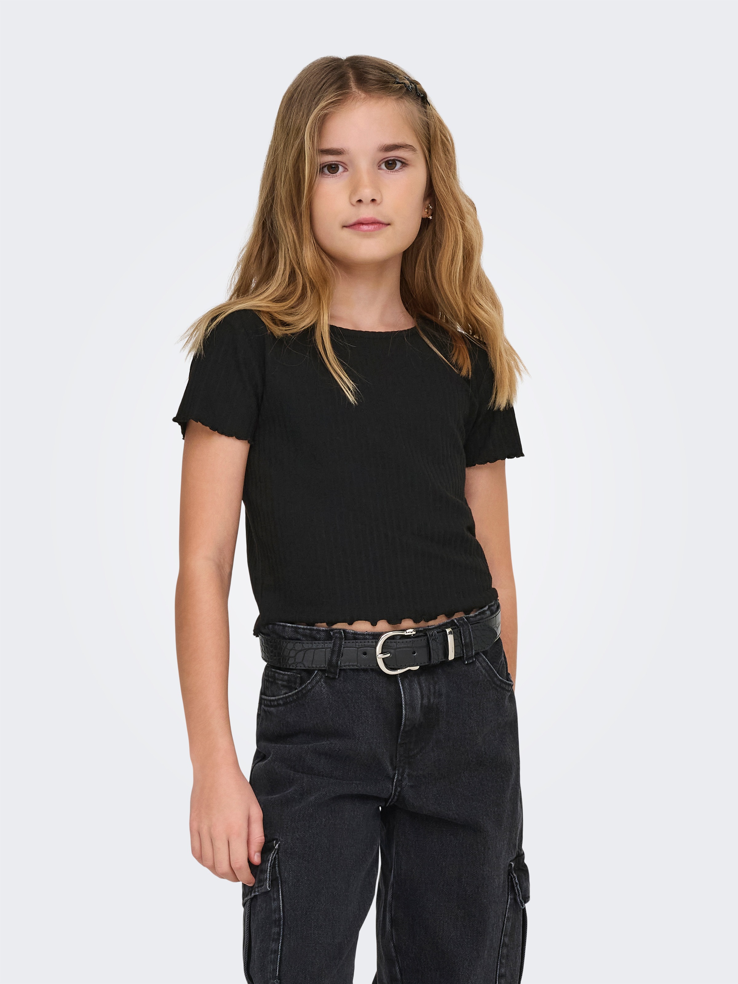 KIDS ONLY T-Shirt "KONNELLA" mit gewellten Säumen