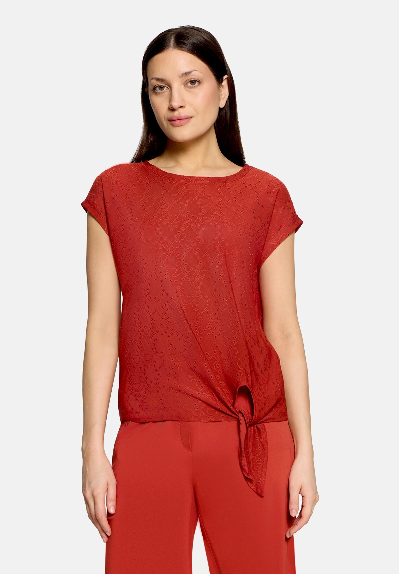 Betty&Co Kurzarmshirt »Damen mit Struktur« 1