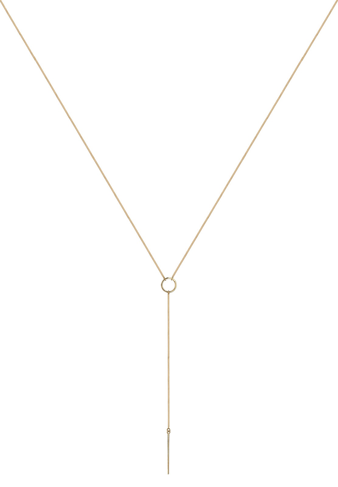 Elli Collierkettchen »Y-Kette Trend Minimal 925 Silber«