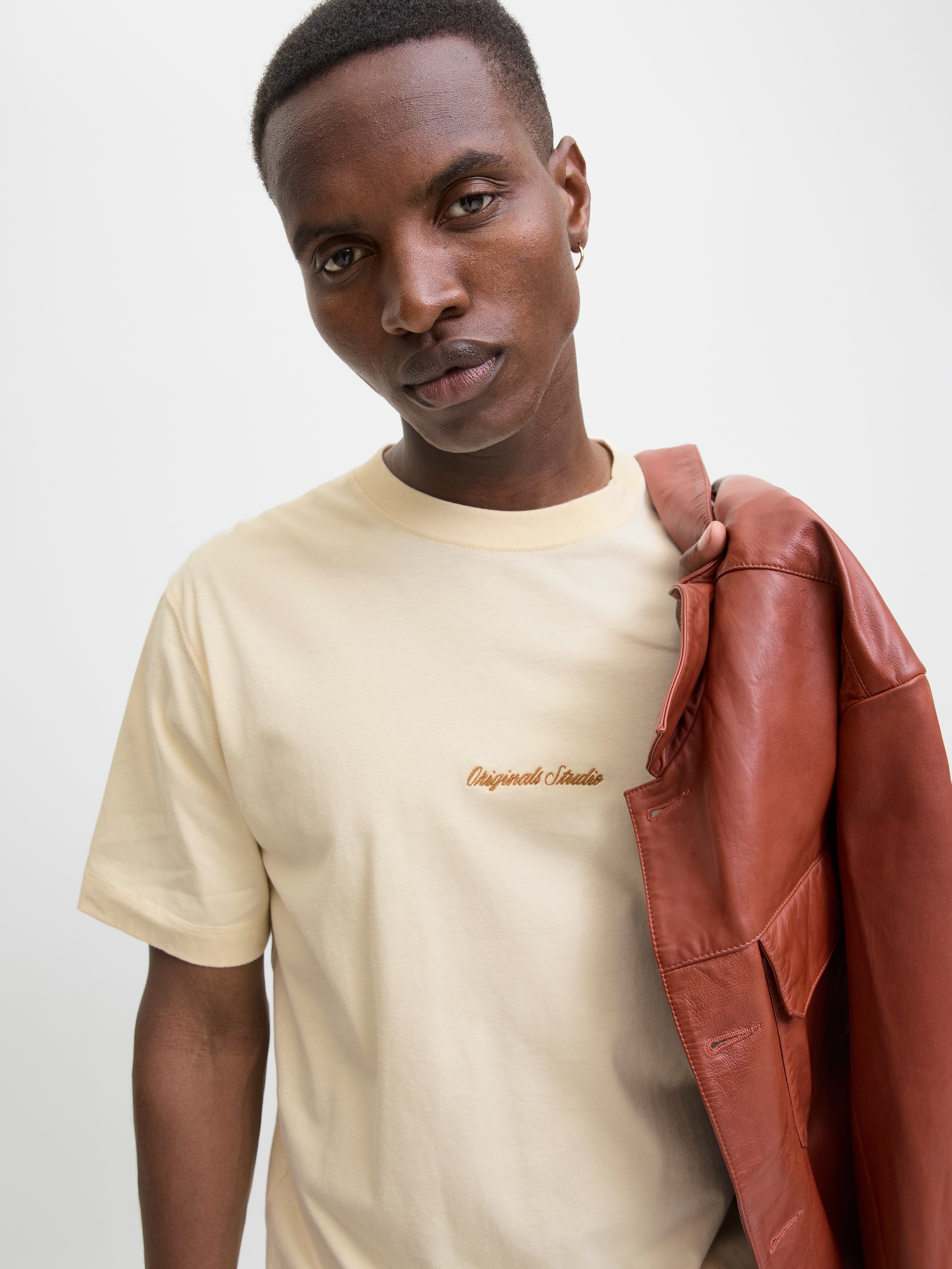 Jack & Jones Kurzarmshirt "JORNORREBRO EMB TEE SS CREW NECK NOOS" günstig online kaufen