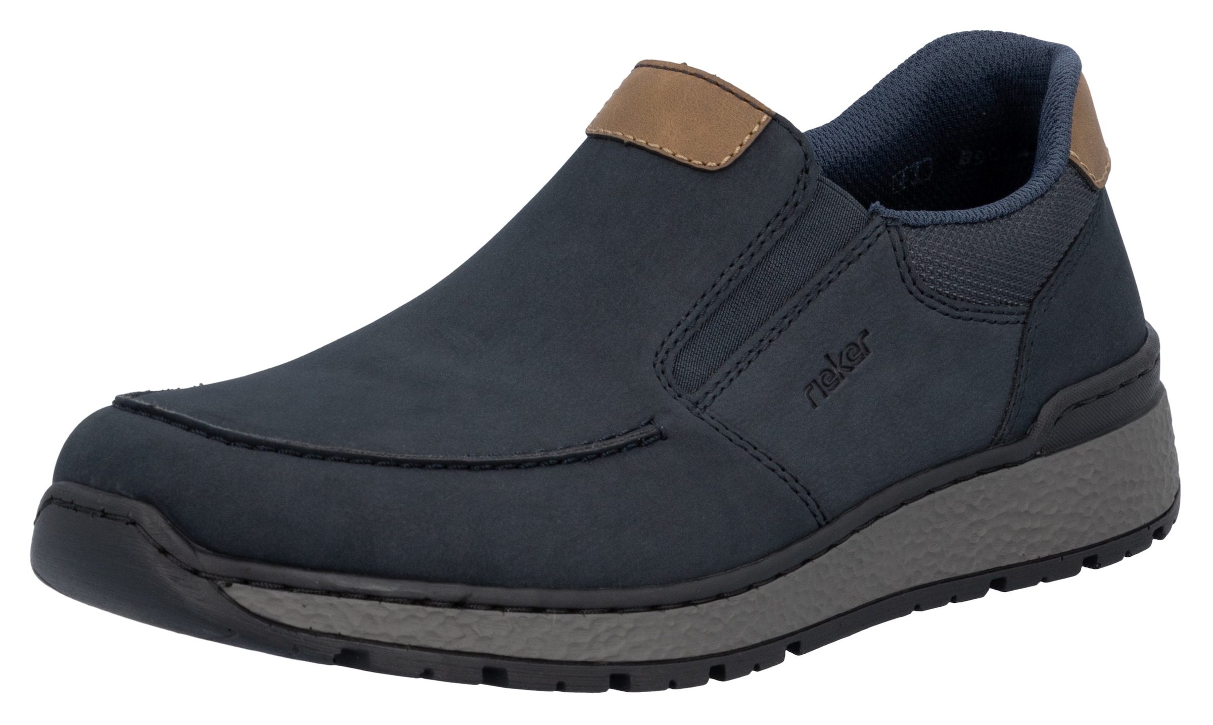 Rieker Slipper, mit kontrastfarbenen Besätzen, bequeme Form günstig online kaufen
