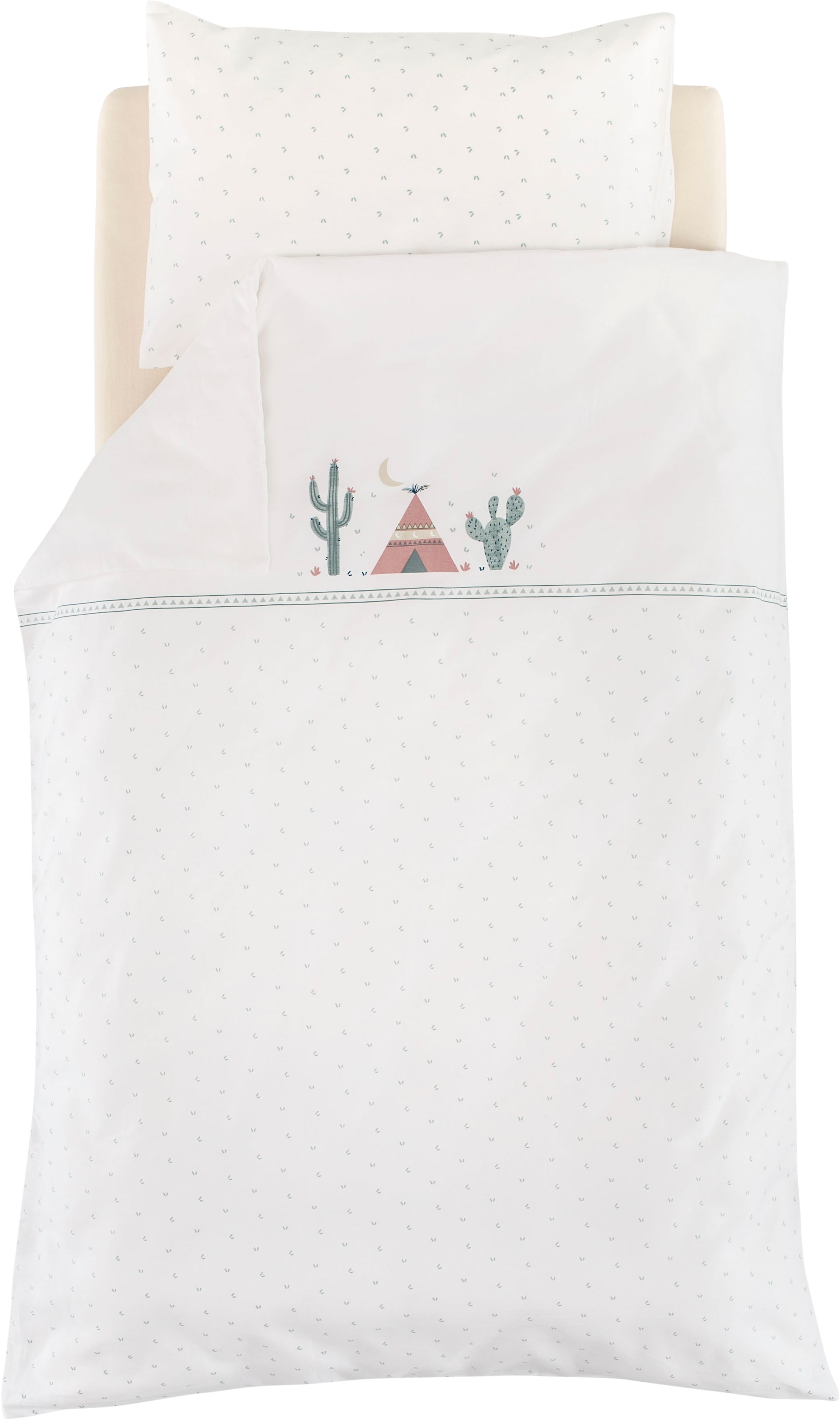 Träumeland Babybettwäsche 2 Stk. tlg. Kissen- und Bettdeckenbezug aus 100% günstig online kaufen