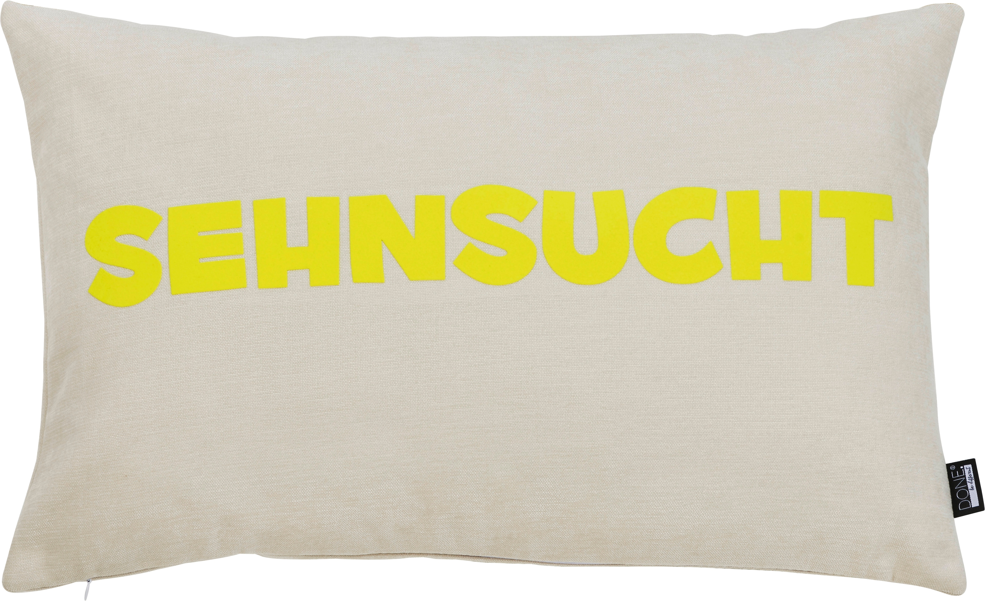 done. Dekokissen "SEHNSUCHT" Extra weiche Haptik