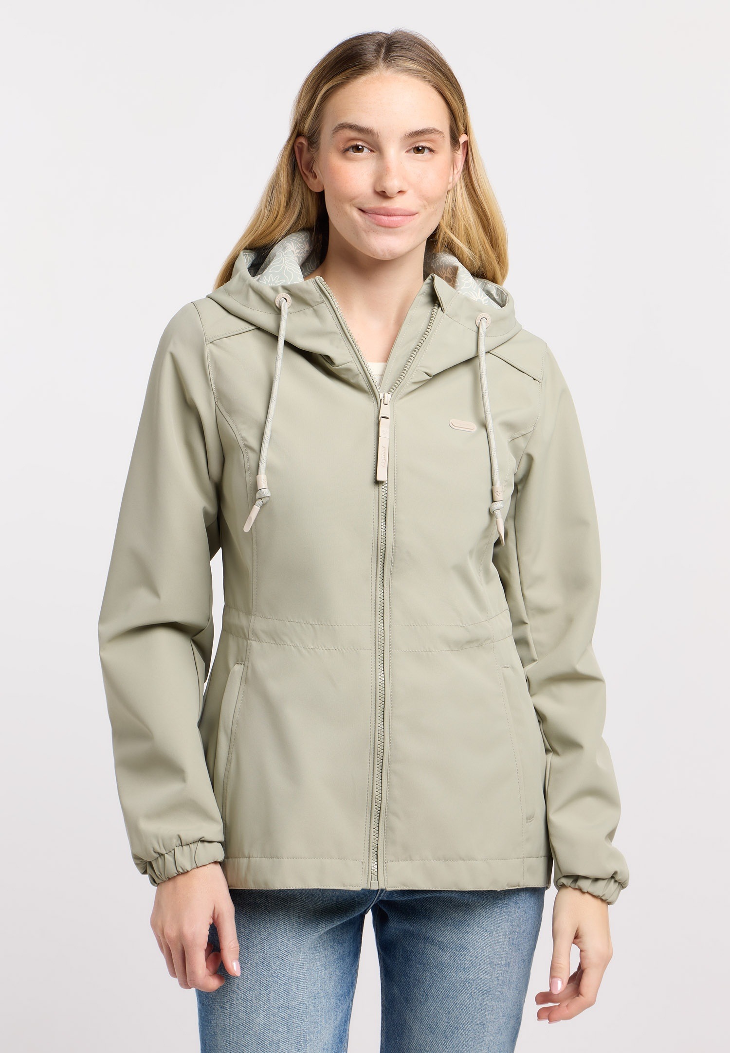 Ragwear Parka "DANKKA" mit Kapuze Mit Kordelzug, geblümtem Futter und refle günstig online kaufen