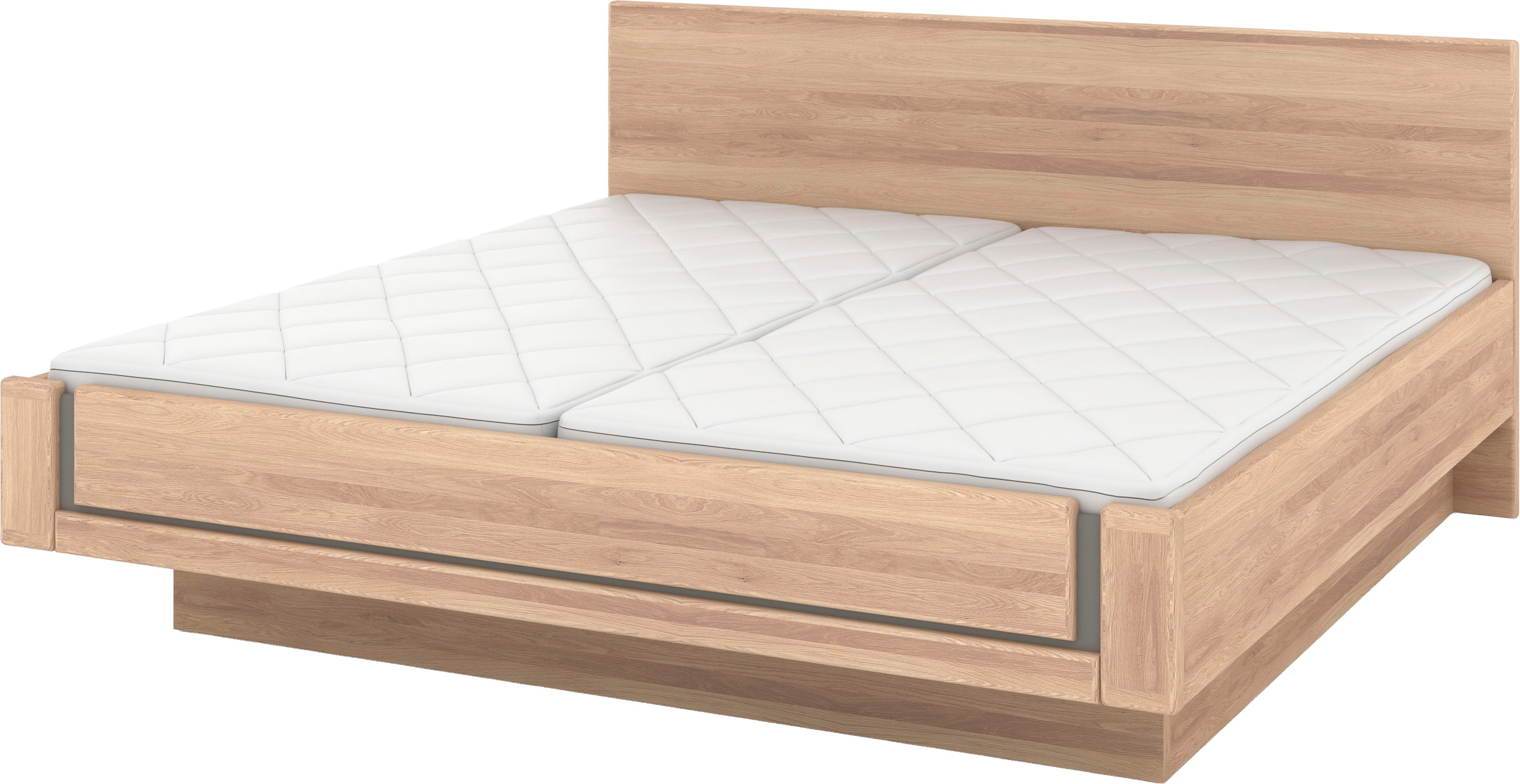 Musterring Holzbett "Sorrent, Bettgestell, Bettrahmen, teilmassiv Eiche", ( günstig online kaufen