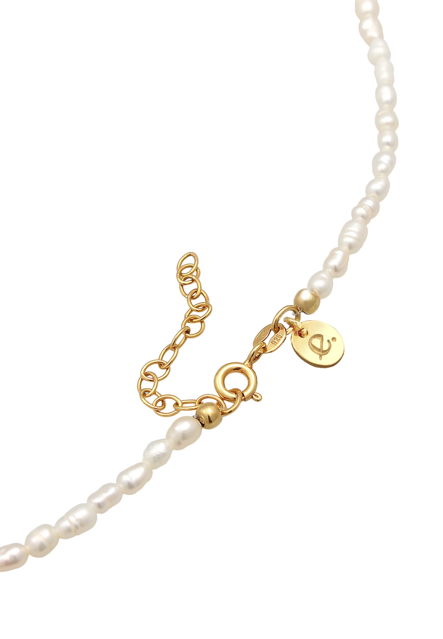 Elli Premium Choker »Halskette Choker Süßwasserperlen Klassik 925 Silber«