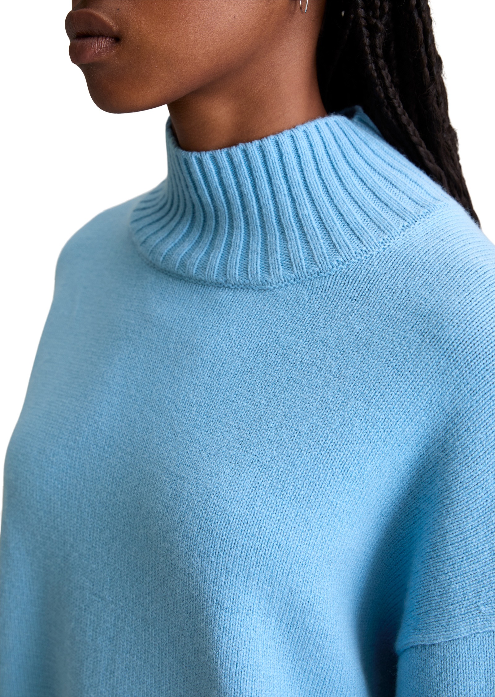 Marc O'Polo DENIM Stehkragenpullover »aus softem Wolle-Mix«