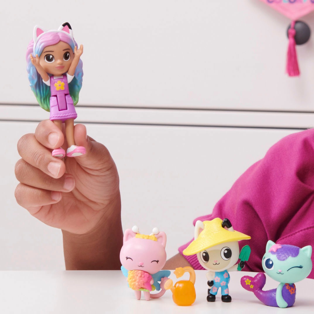 Spin Master Spielfigur »Gabby‘s Dollhouse, Regenbogen Figuren im Set«, (Set)