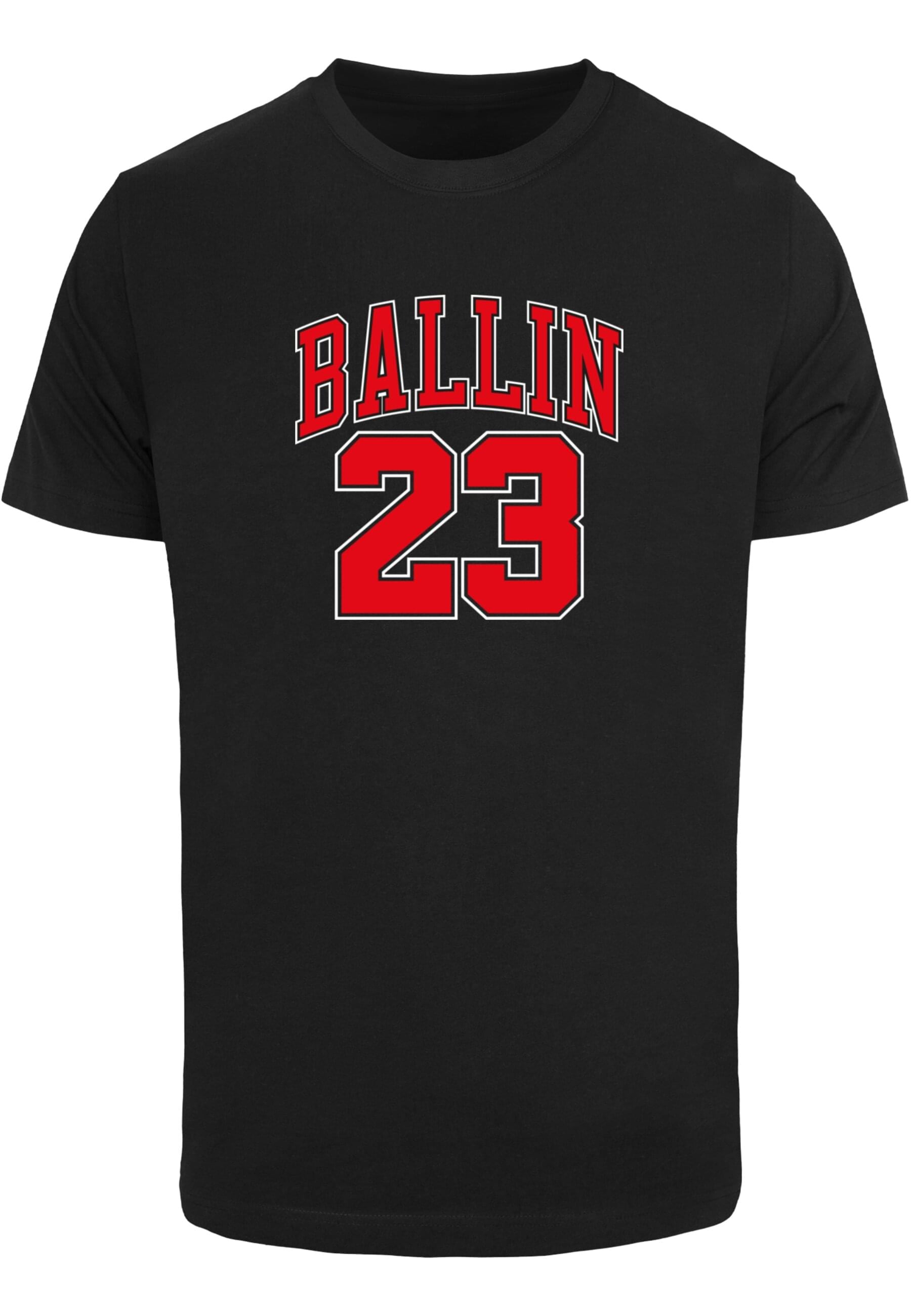MisterTee Kurzarmshirt "MisterTee Herren Ballin 23 Tee" 1 Stk. tlg. günstig online kaufen
