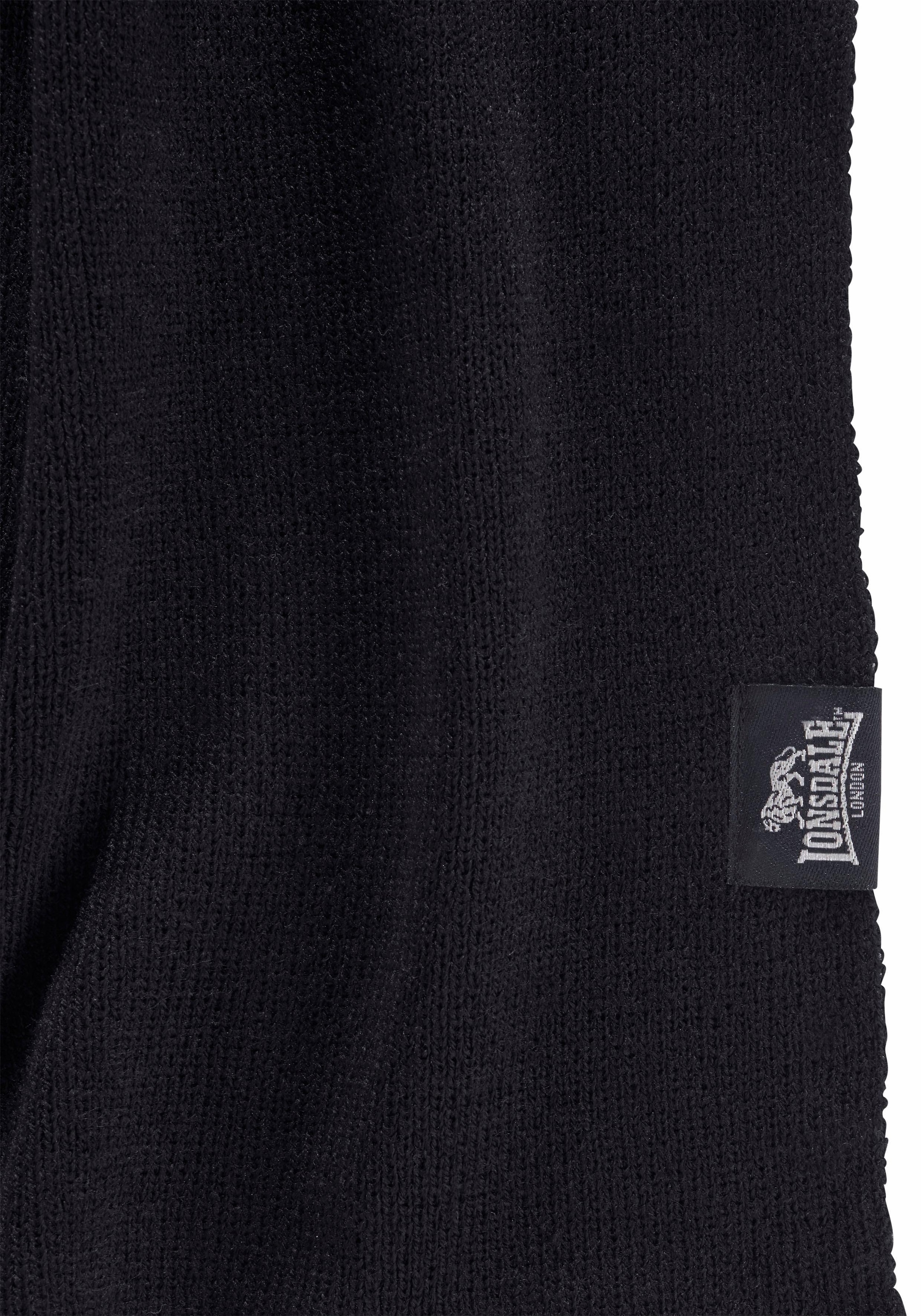 Lonsdale Strickmütze »LEAFIELD Set Mütze+Schal«, (Packung, 2 St., mit Schal), Set aus Schal undMütze