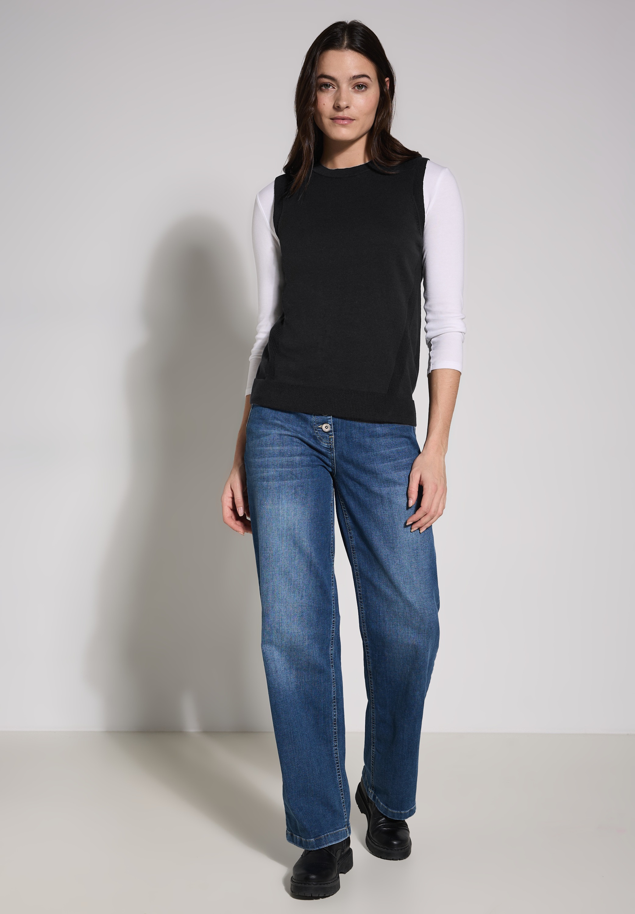 Cecil Strickpullover, aus reiner Baumwolle