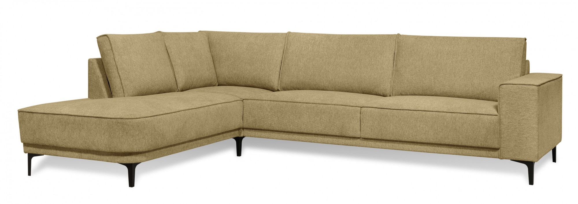 OTTO home Ecksofa »Casina« mit abgerundeter Ottomane, in einem weichen Chenille-Stoff