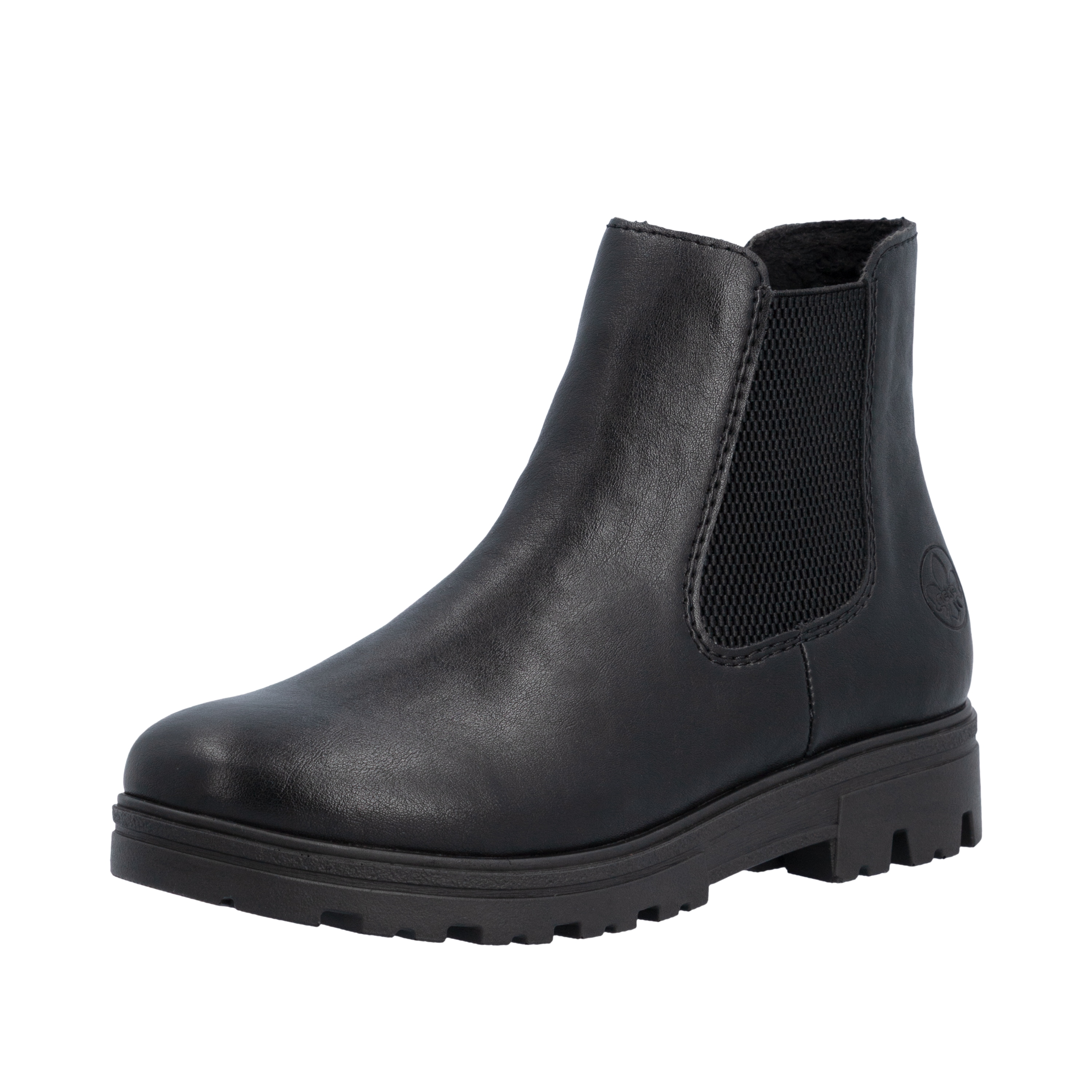 Rieker Chelseaboots Blockabsatz, Stiefelette mit praktischem Innenreißvreschluss
