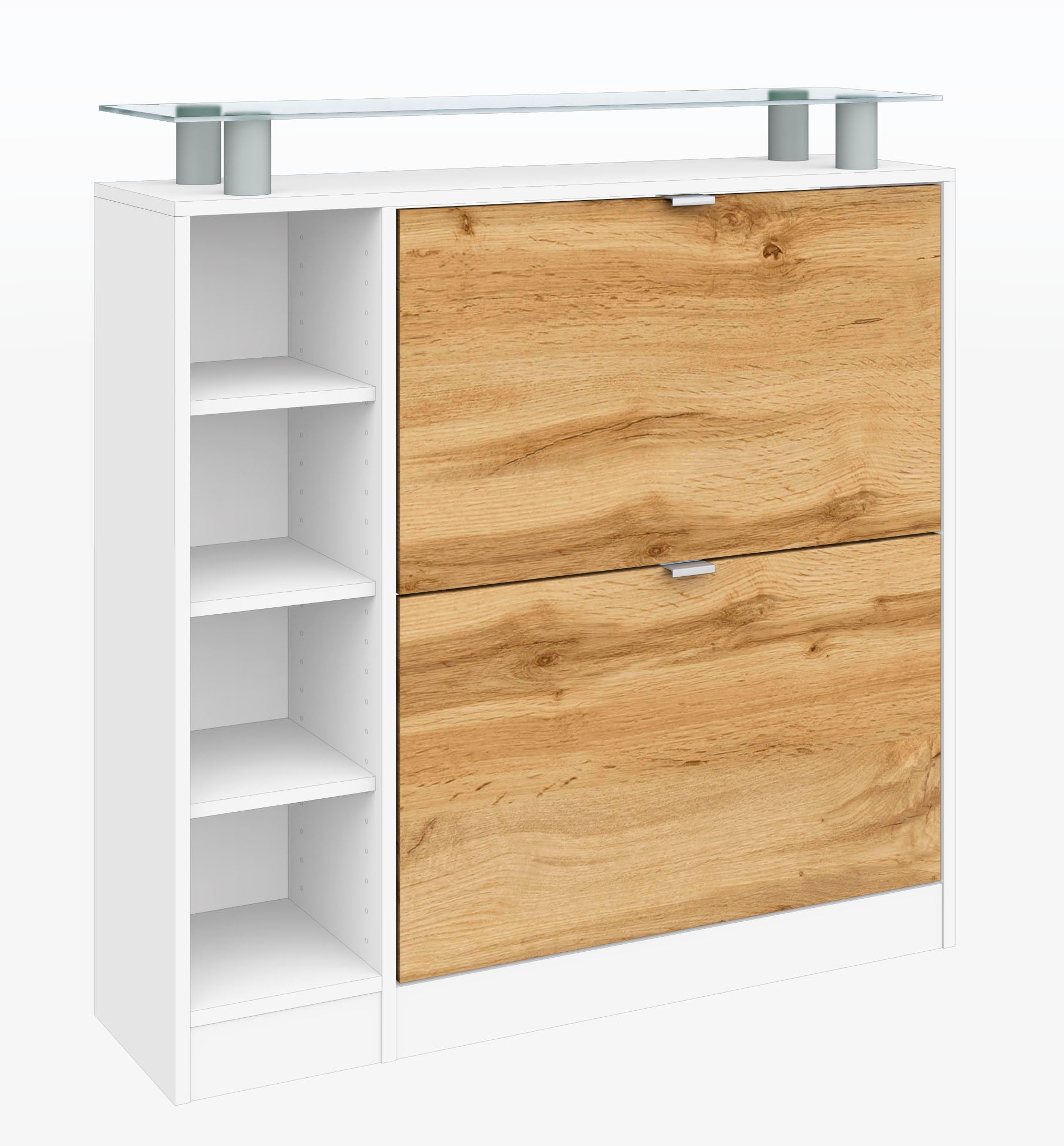 borchardt Möbel Schuhschrank "Dolly, Schuhregal, Schuhkipper mit Glasablage günstig online kaufen