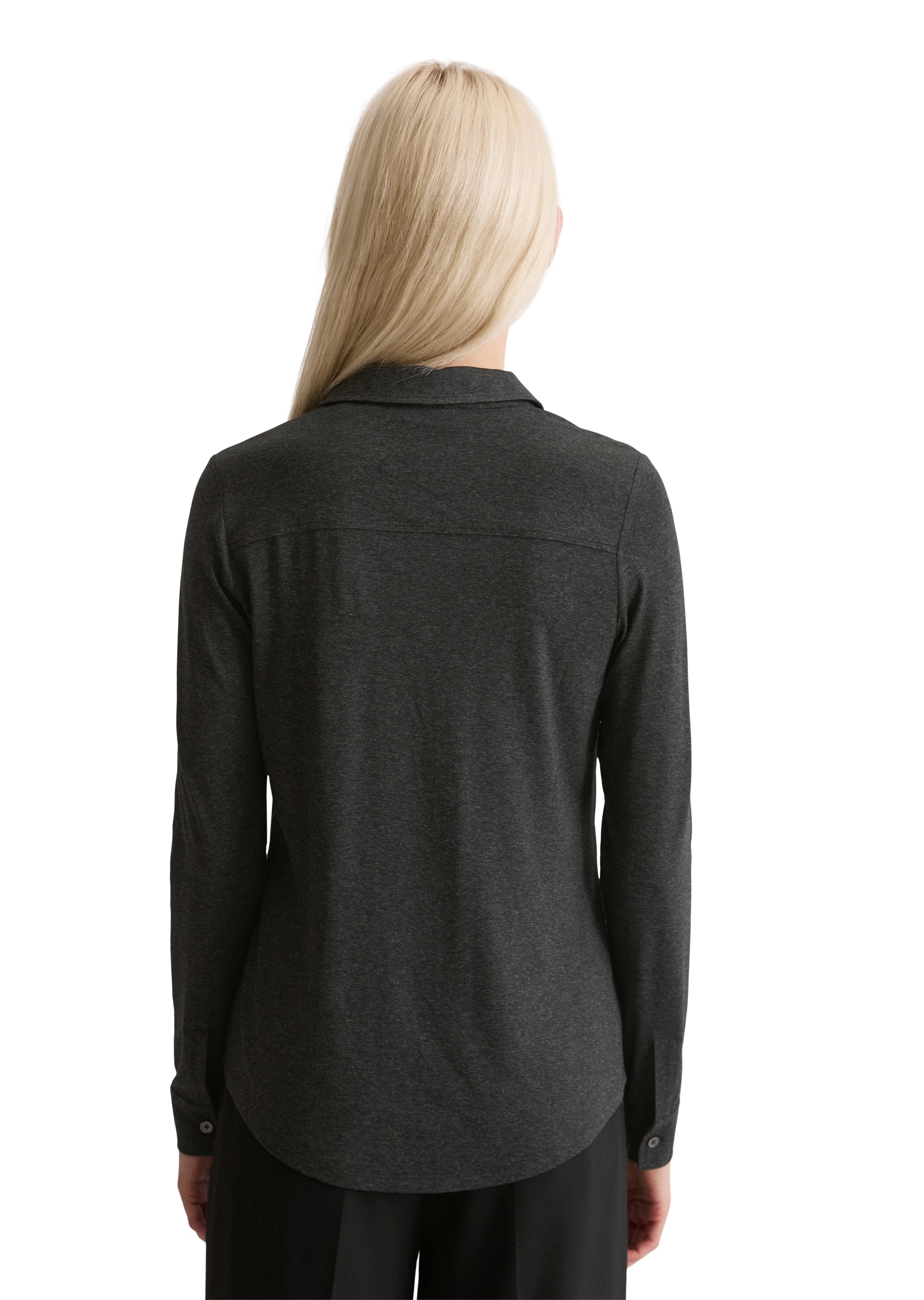 Marc O'Polo Blusenshirt, im hüftlangen Schnitt
