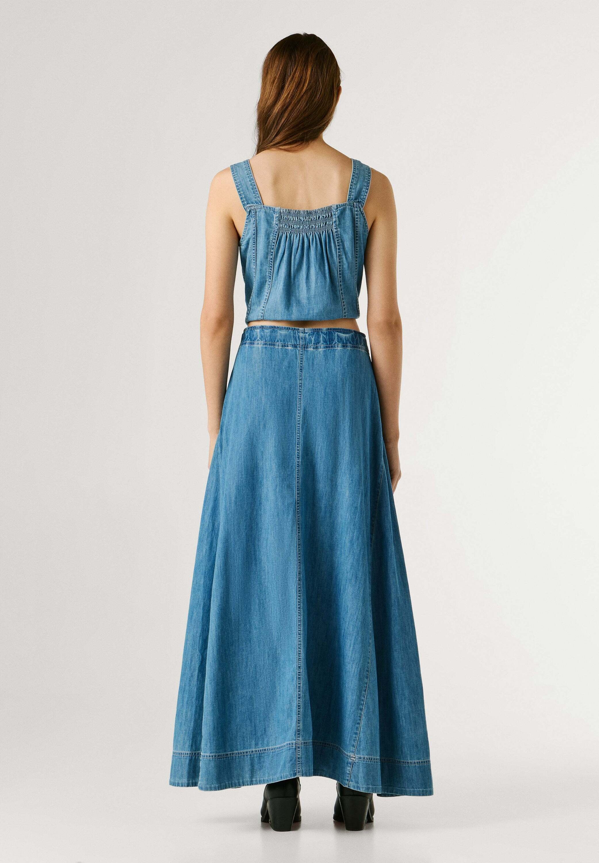 Pepe Jeans A-Linien-Rock »Rock MAXI SKIRT UHW BELT«