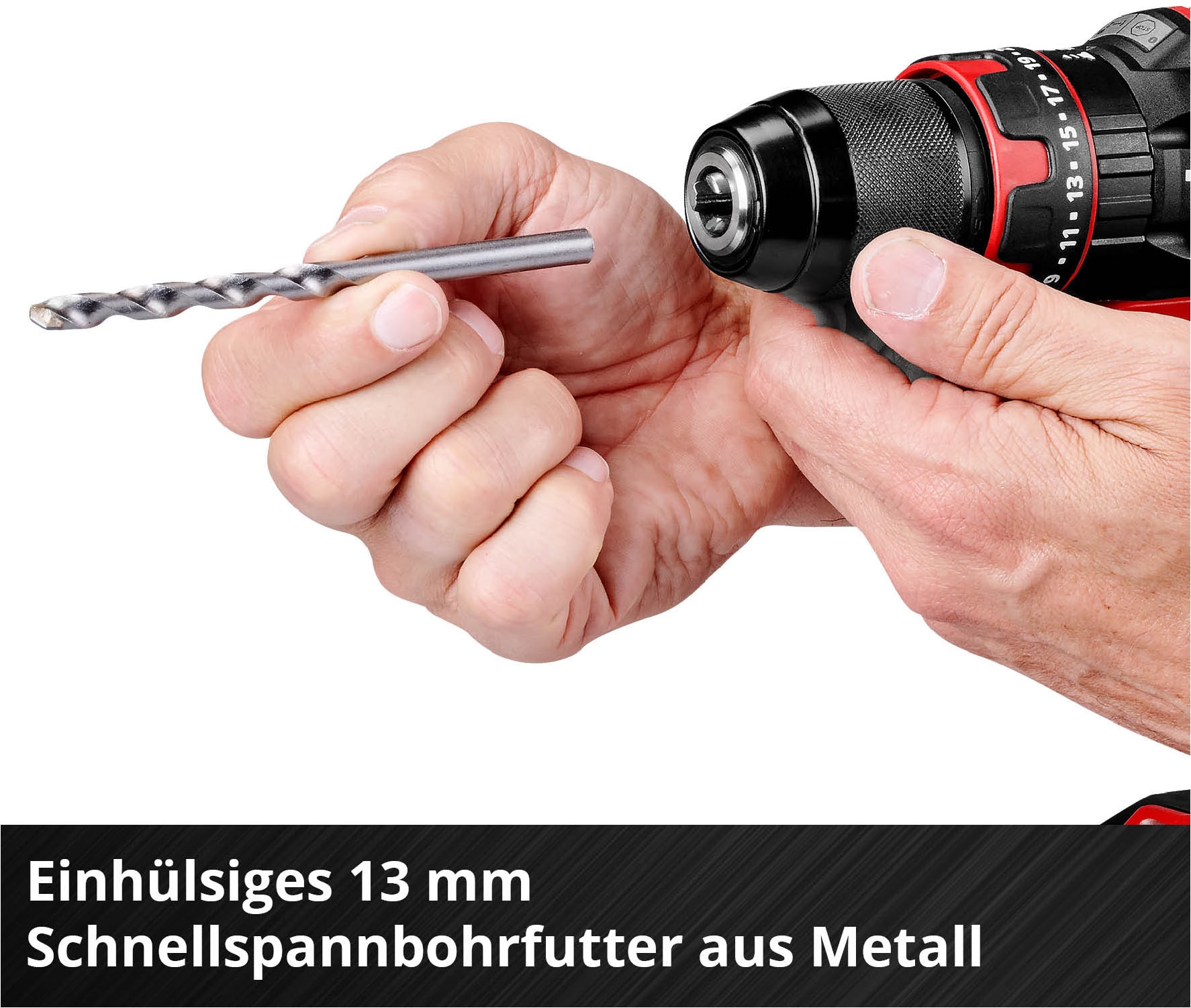Einhell Akku-Schlagbohrschrauber »TE-CD 18/44 Li-i«, (Set), inkl. Akku und Ladegerät