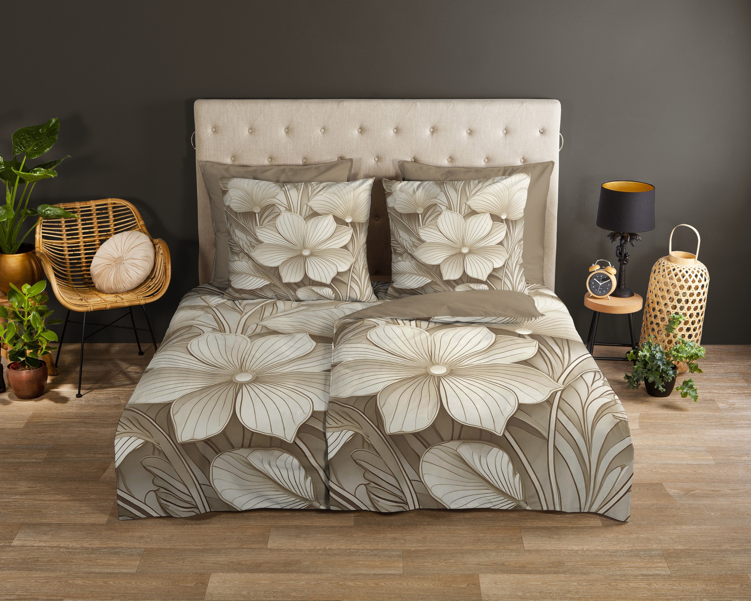 good morning Wendebettwäsche "Artdeco" 3 Stk. tlg. 100% Baumwolle, Renforcé günstig online kaufen