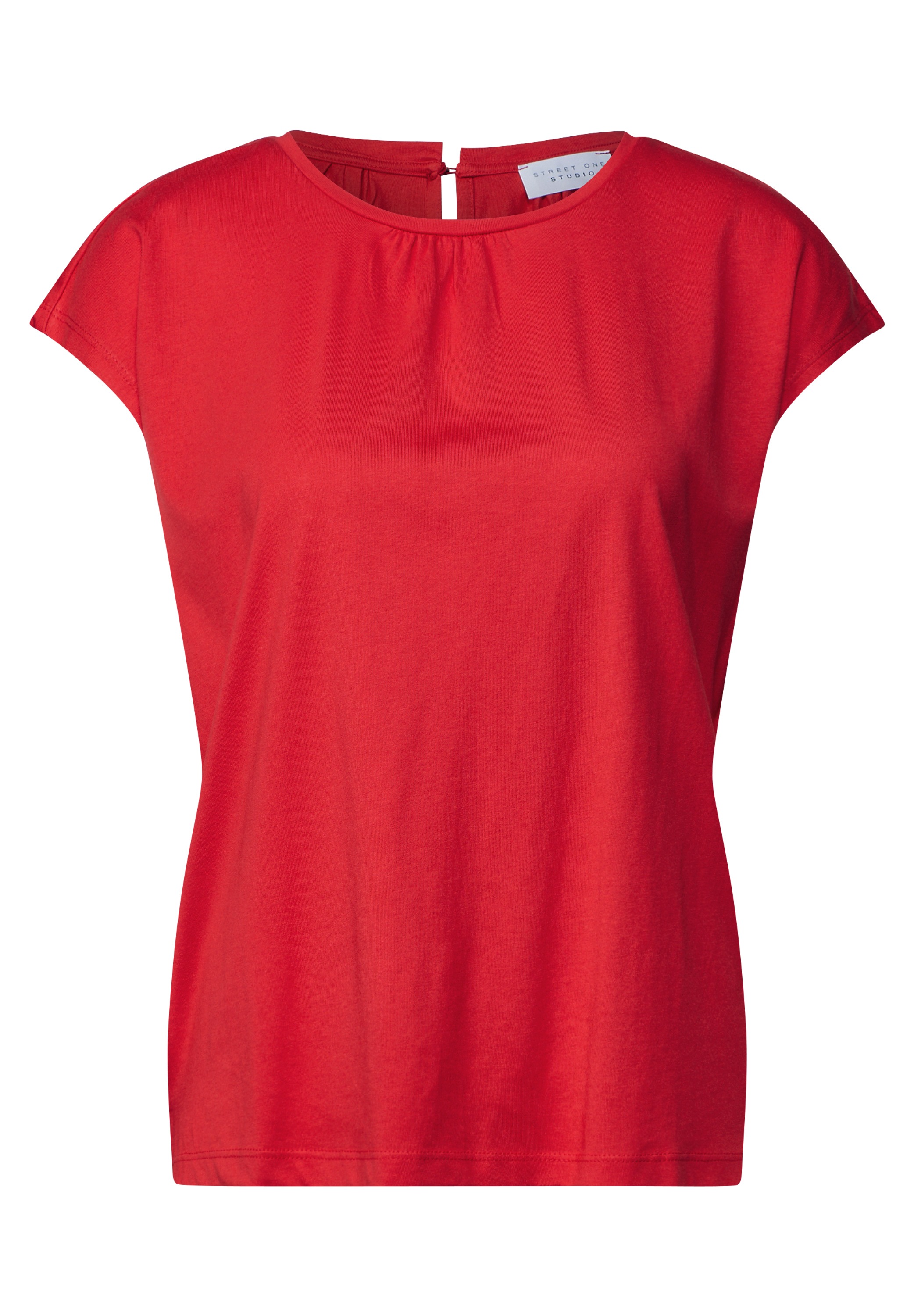 STREET ONE T-Shirt, aus elastischem Materialmix