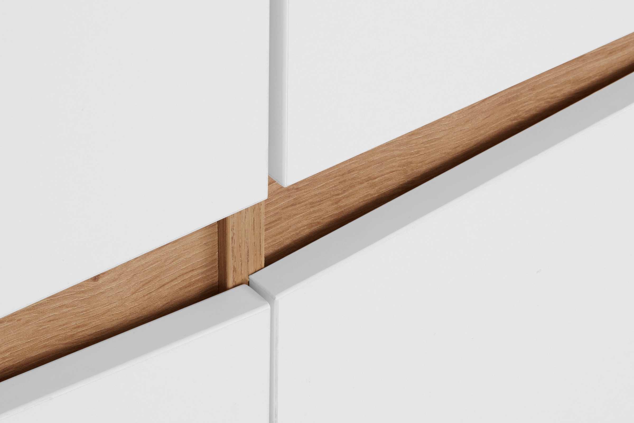 Homexperts Highboard »Vicky«, Breite 120 cm, Höhe 142 cm, in matt weiß
