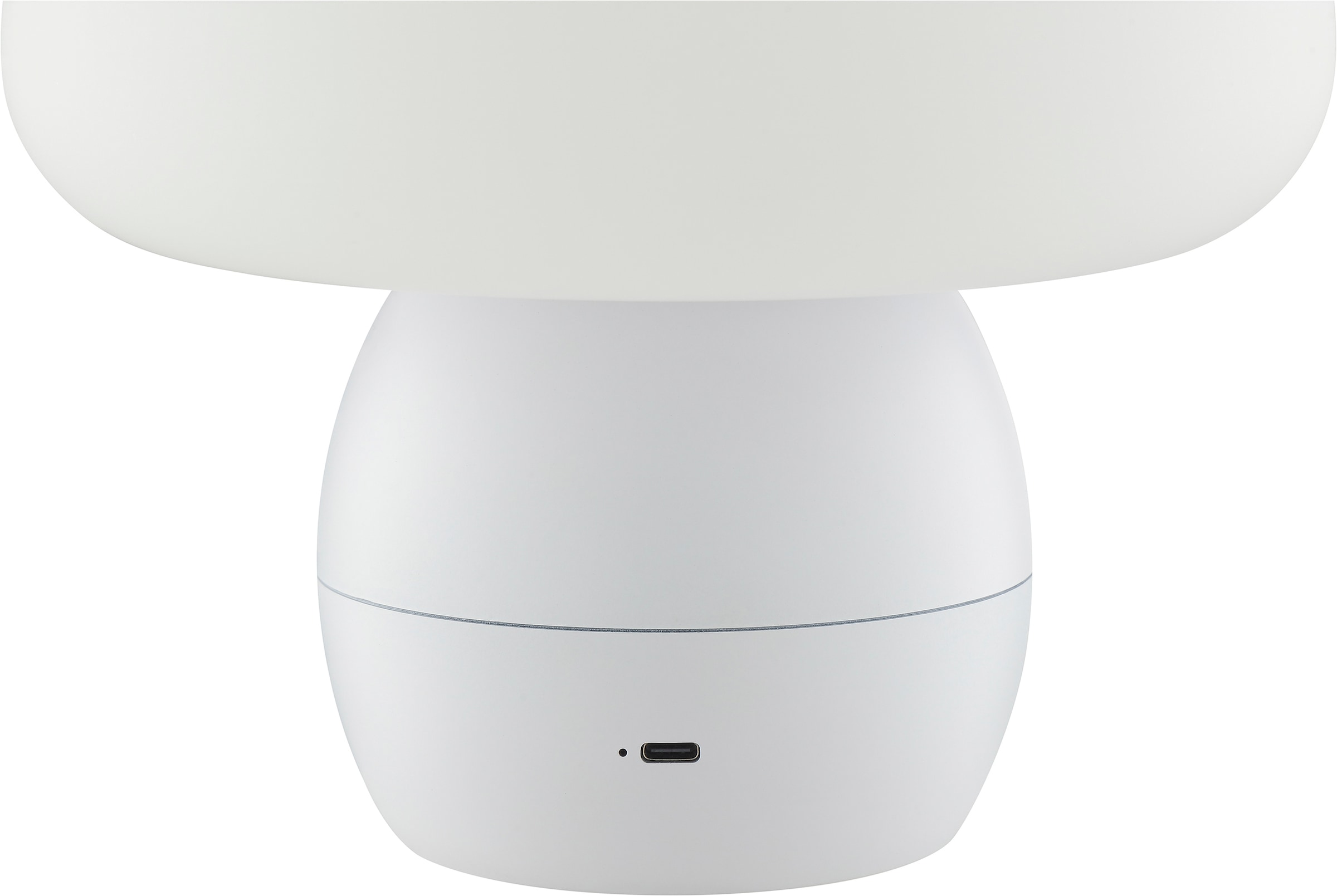 Brilliant LED Tischleuchte »Dupos« LED-Modul 1 Stk. Warmweiß LED Akku-Pilzleuchte, 22cm, 230lm, 2700K, Wireless Charging, dimmbar