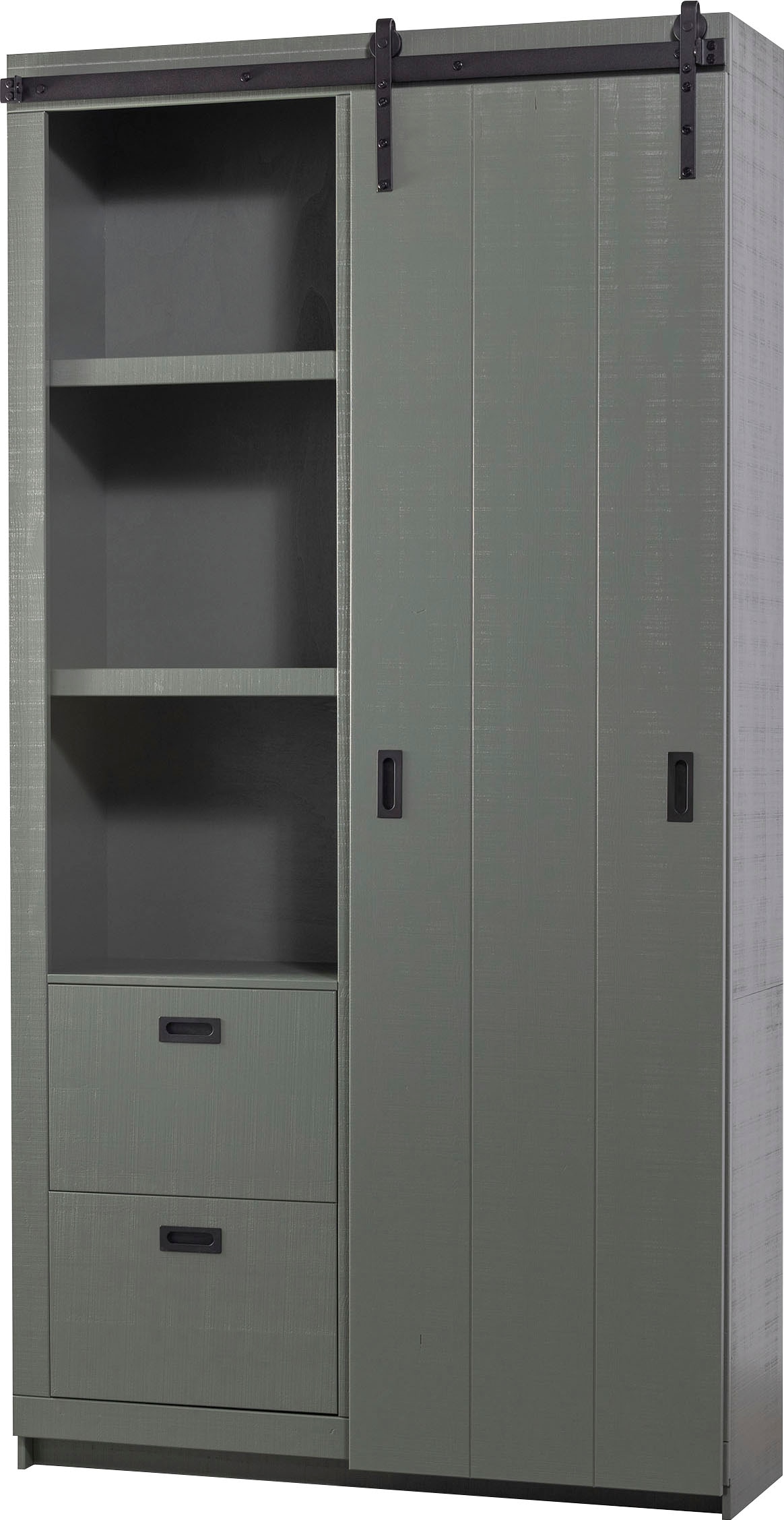 vtwonen Vitrine »Slide, mit Schiebetür«, mit 4 Schubkästen, H 230 cm x B 120 cm