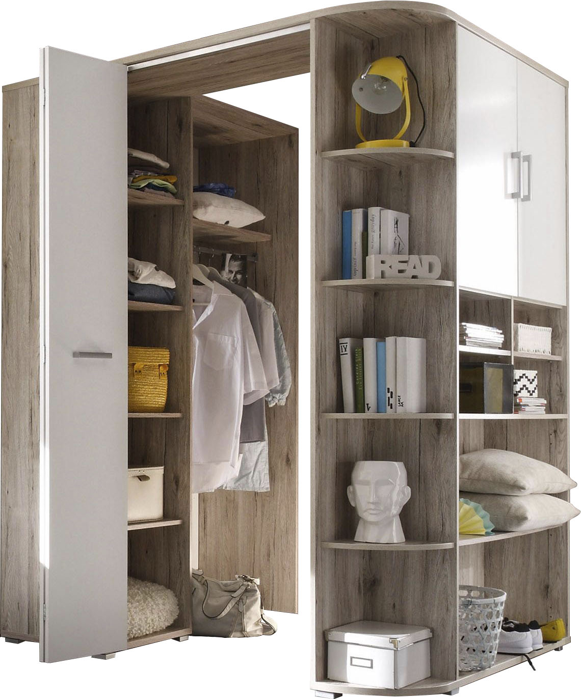 Eckkleiderschrank »Corner«, begehbar
