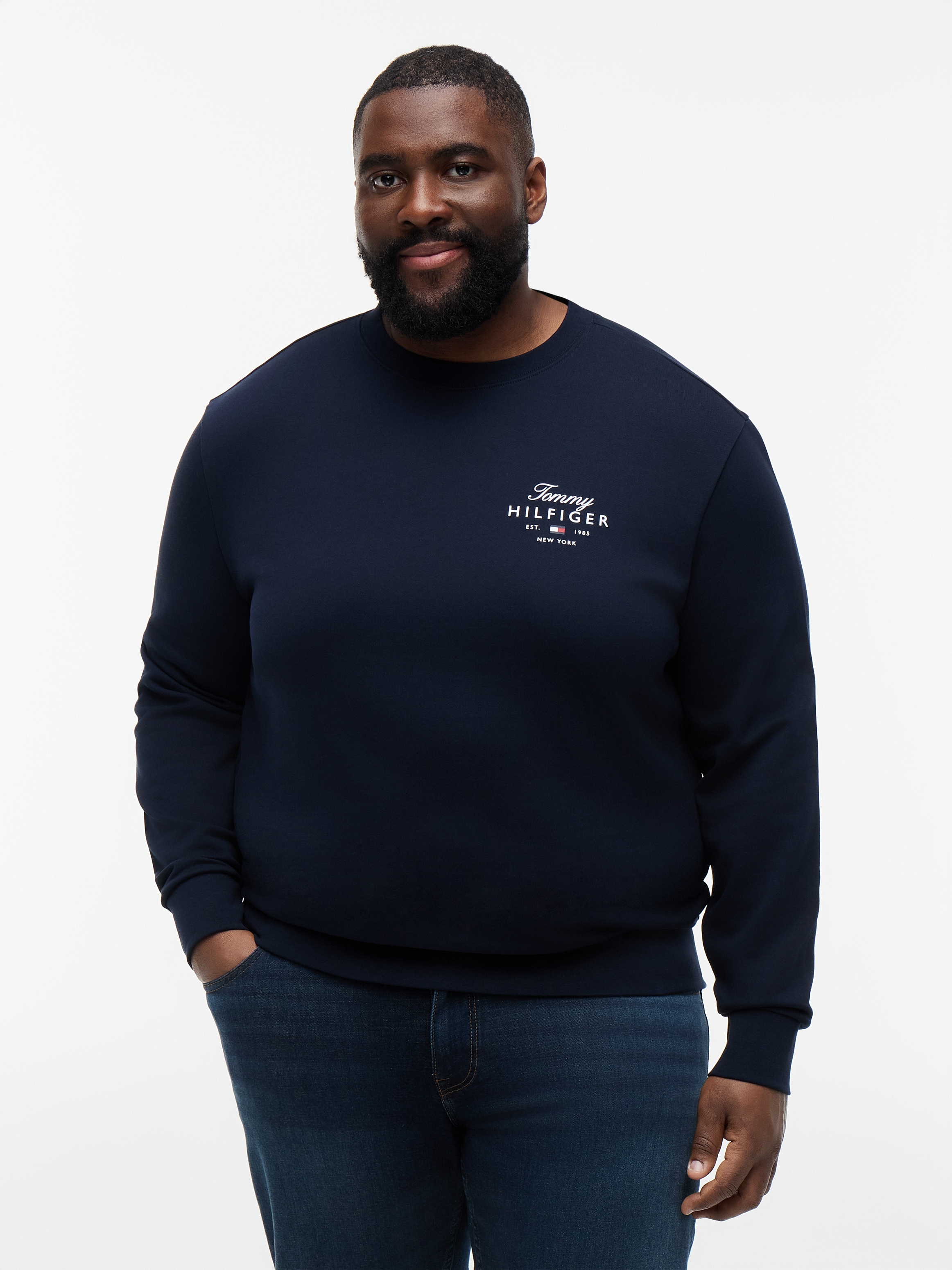 Tommy Hilfiger Big & Tall Sweatshirt "BT-SCRIPT STACK", Große Größen