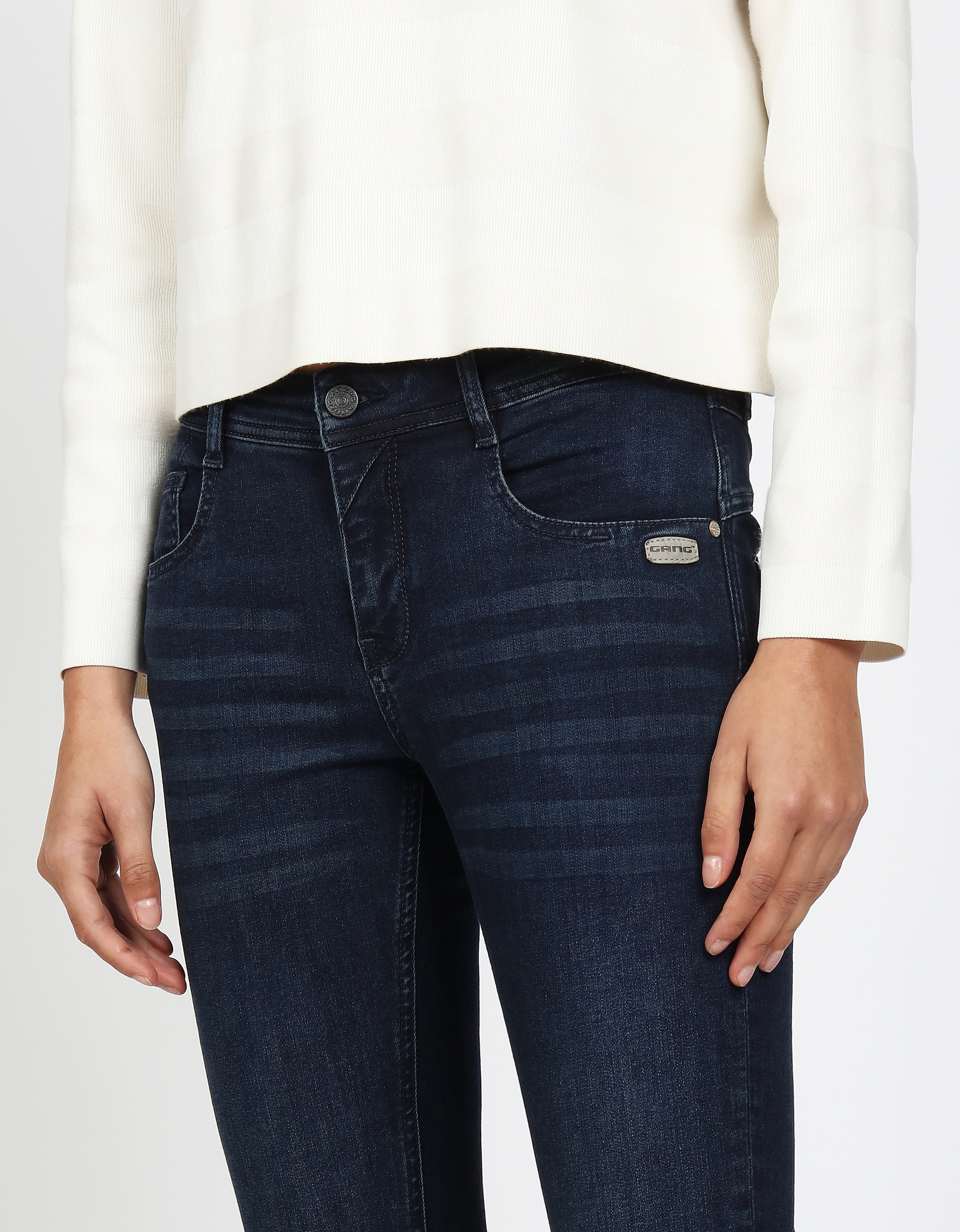 GANG Relax-fit-Jeans »94AMELIE« mit Used-Effekten