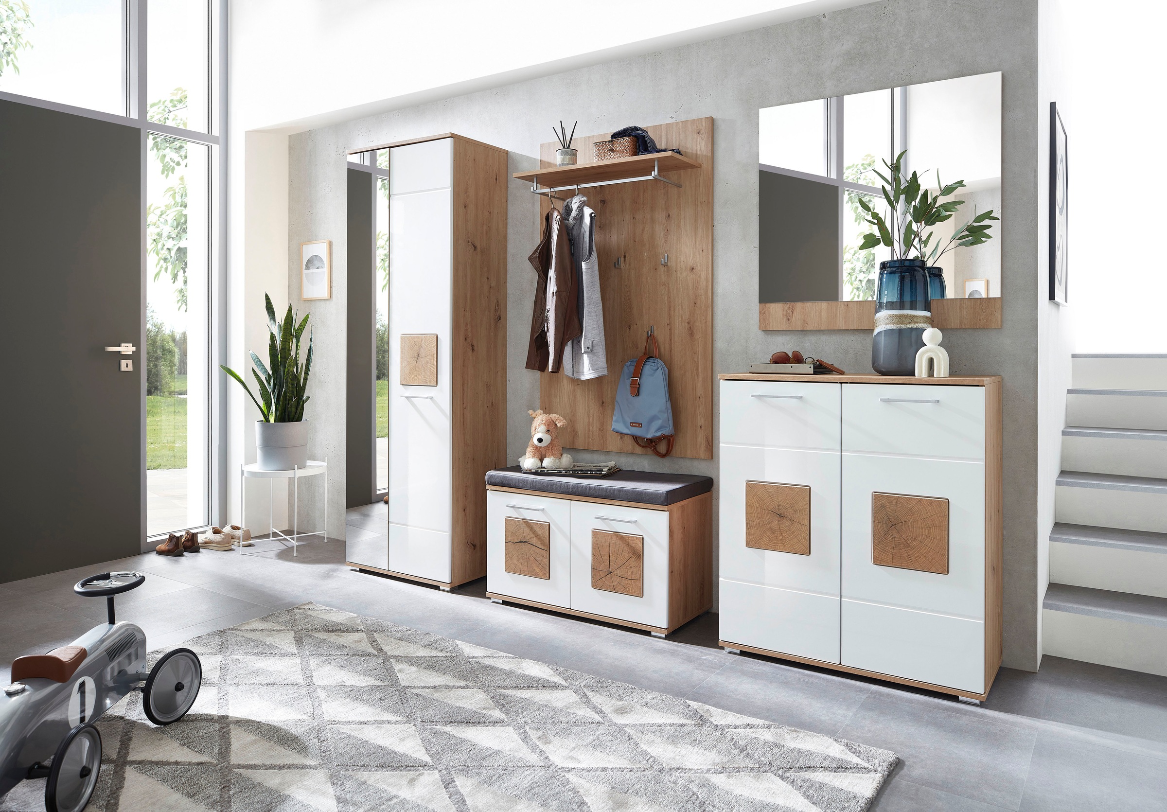 Innostyle Garderoben-Set "Fun Garderoben Set, 263x195x38cm (B/H/T)" 1 Stk. günstig online kaufen