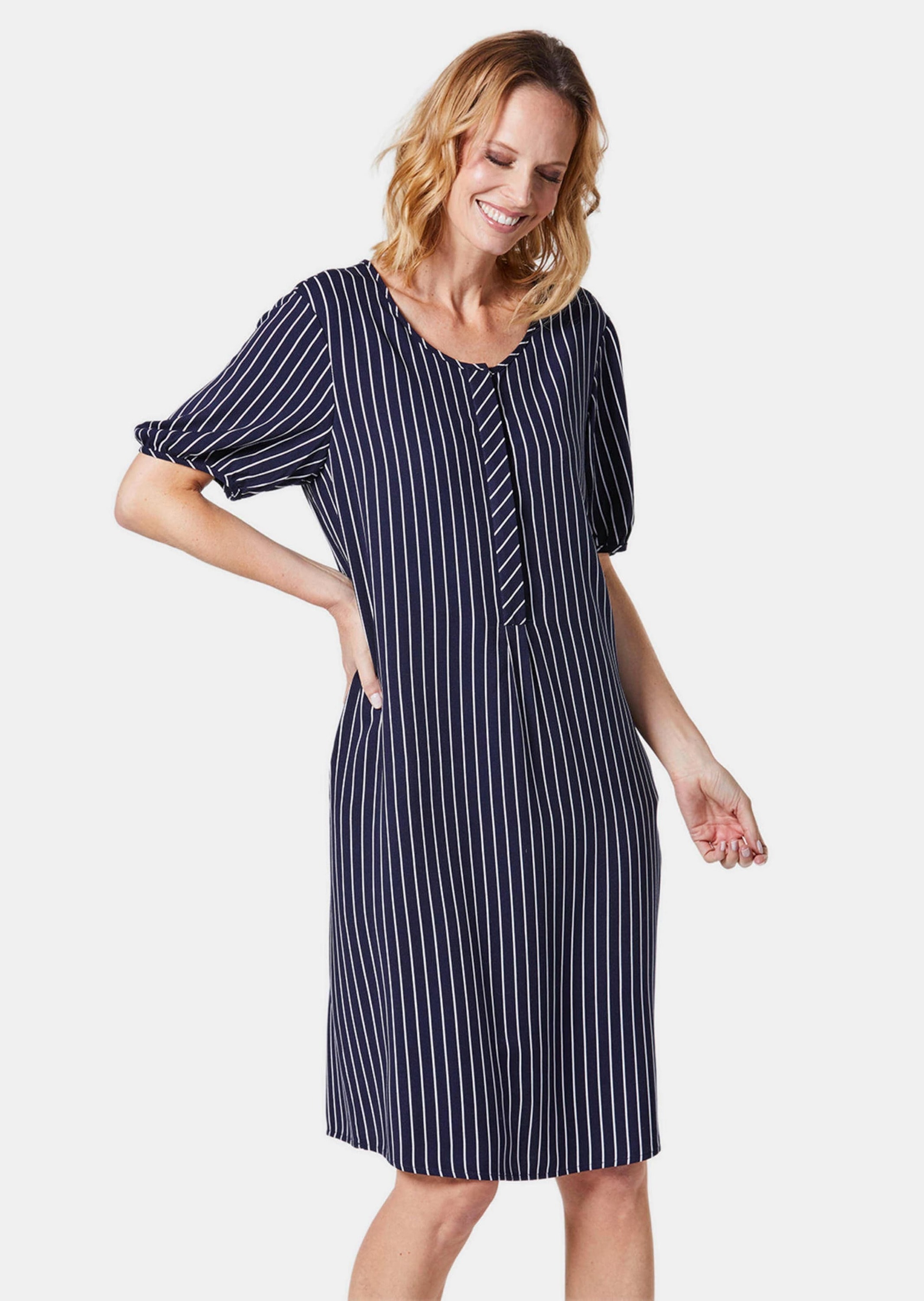 GOLDNER Sommerkleid »Kleid Kleid in weich fallender Qualität«