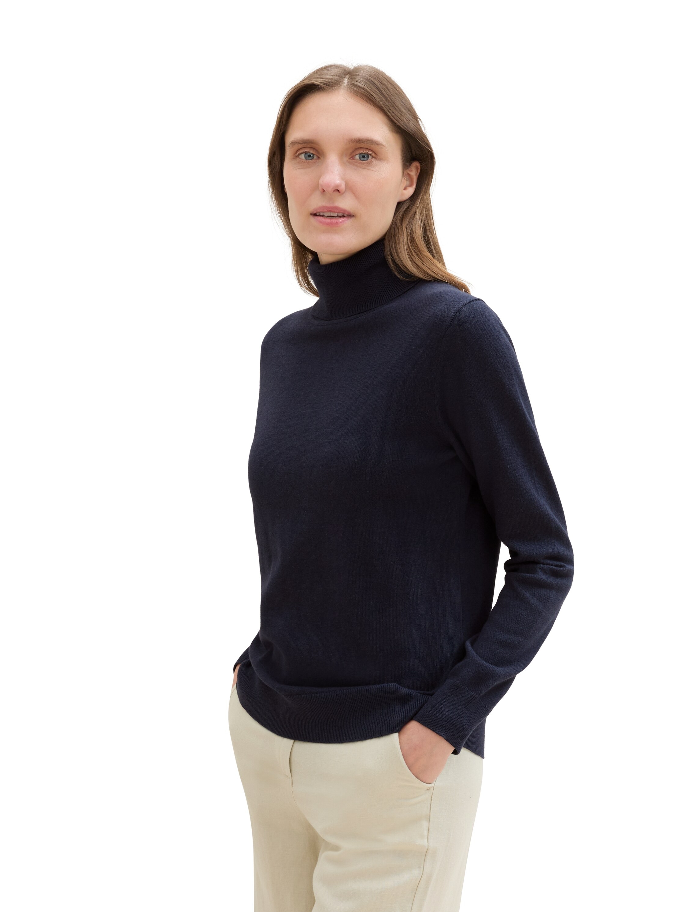 TOM TAILOR Rollkragenpullover, mit Rollkragen