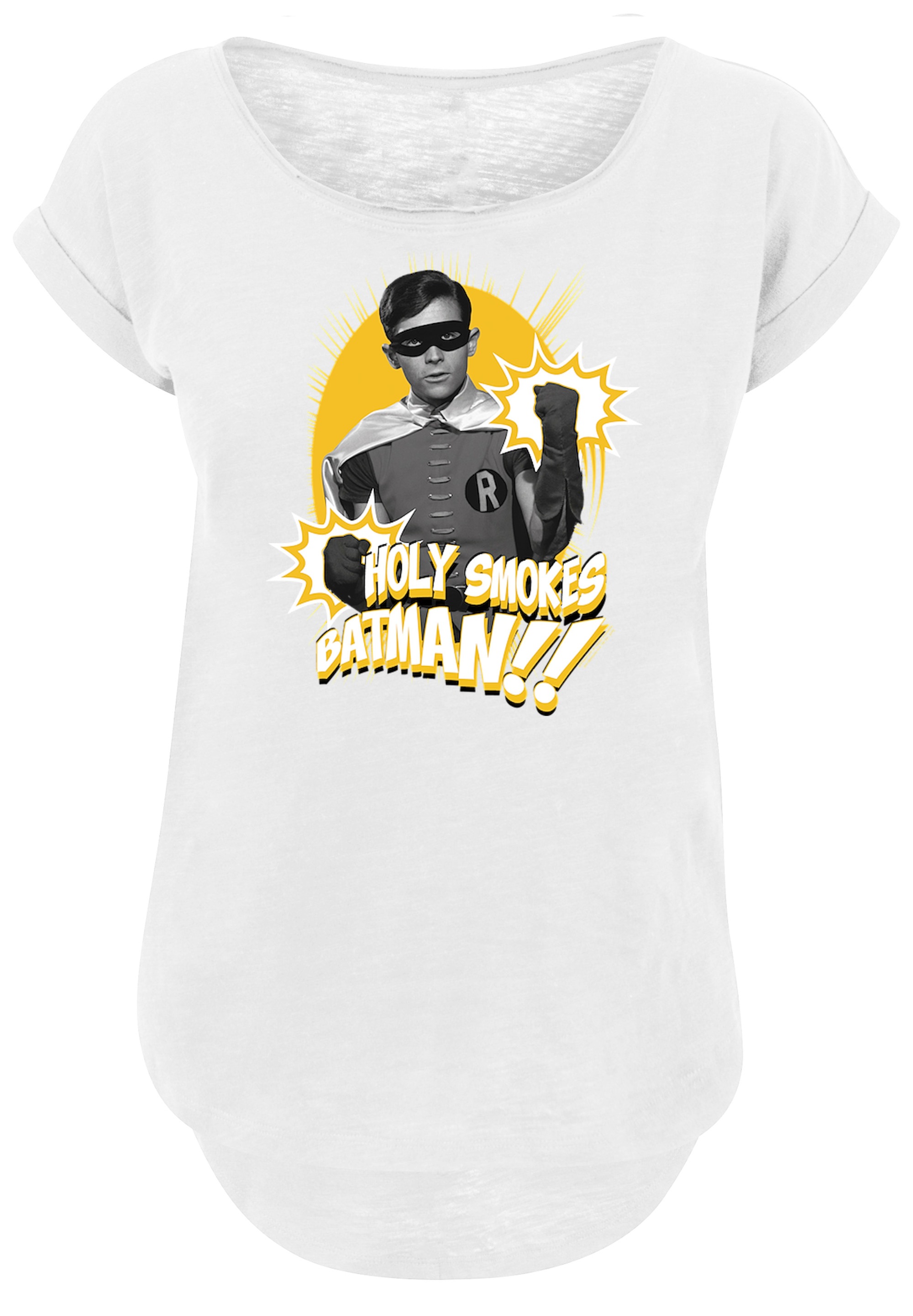 F4NT4STIC T-Shirt »DC Comics Batman TV Series Robin«, Damen,Premium Merch,Lang,Longshirt,Bedruckt