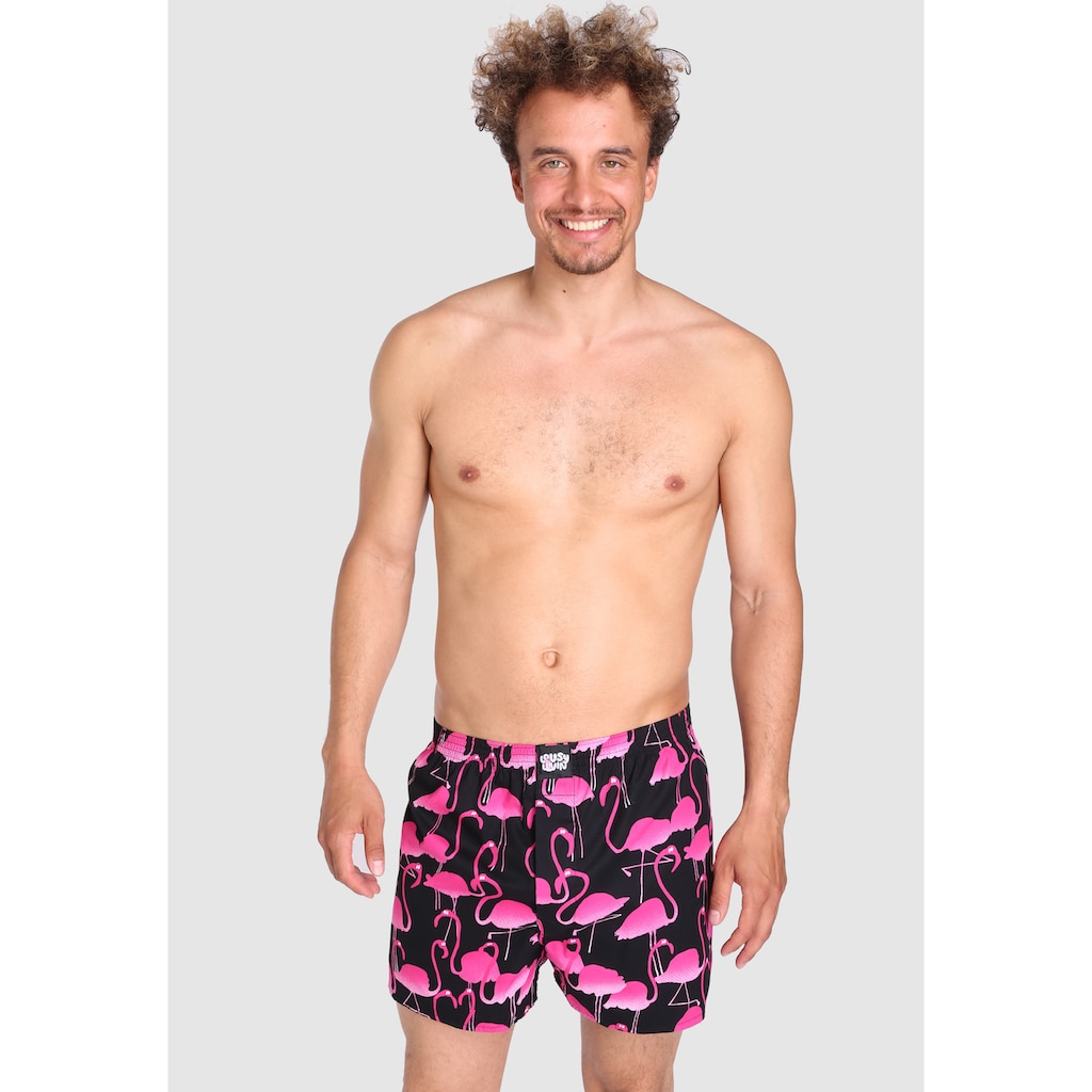 Lousy Livin Boxershorts »Flamingo«, mit trendigem Flamingo-Print