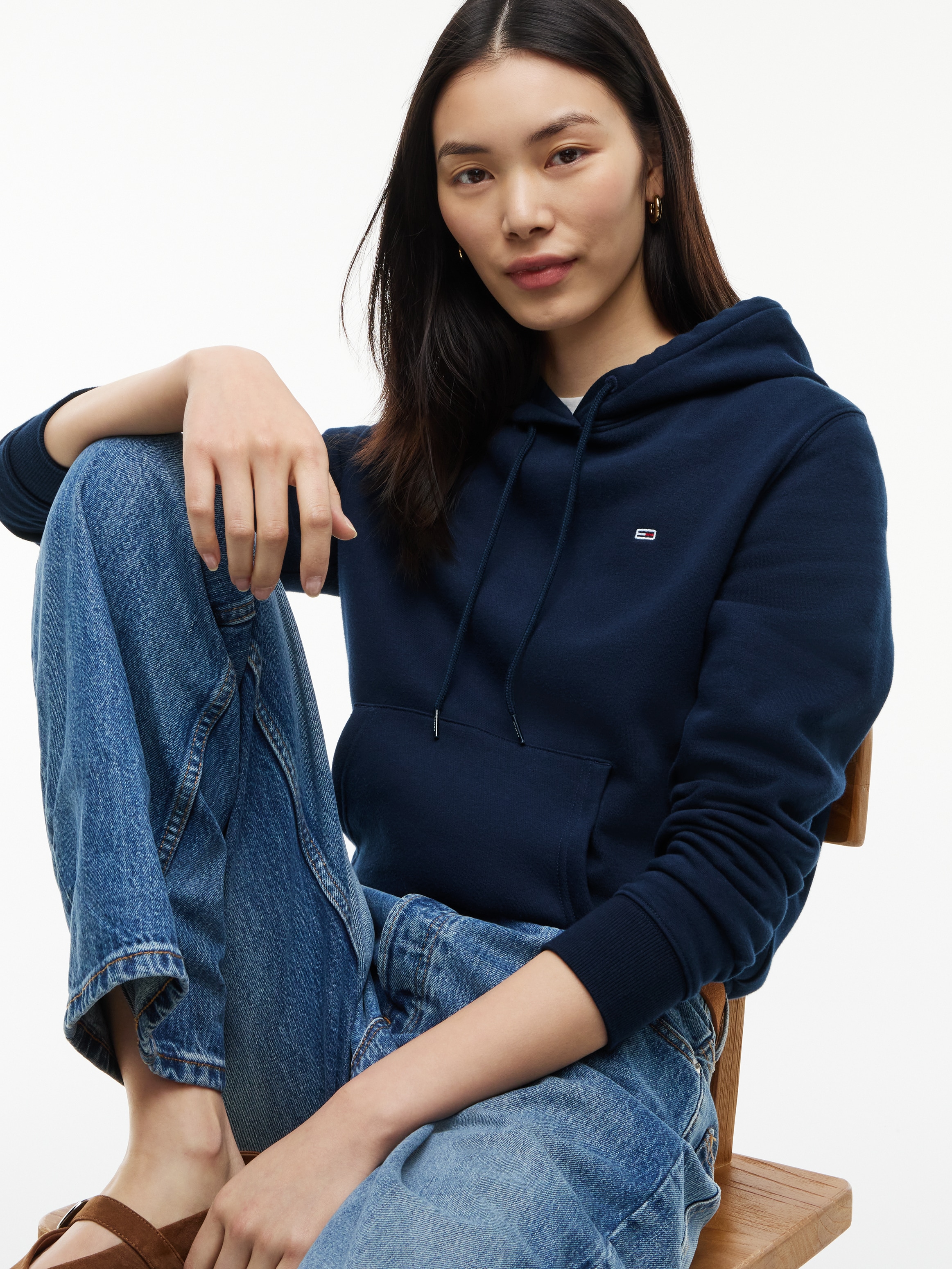 Tommy Jeans Kapuzensweatshirt »TJW REG S FLAG HOODIE«, mit Logo-Flag, Regular Fit
