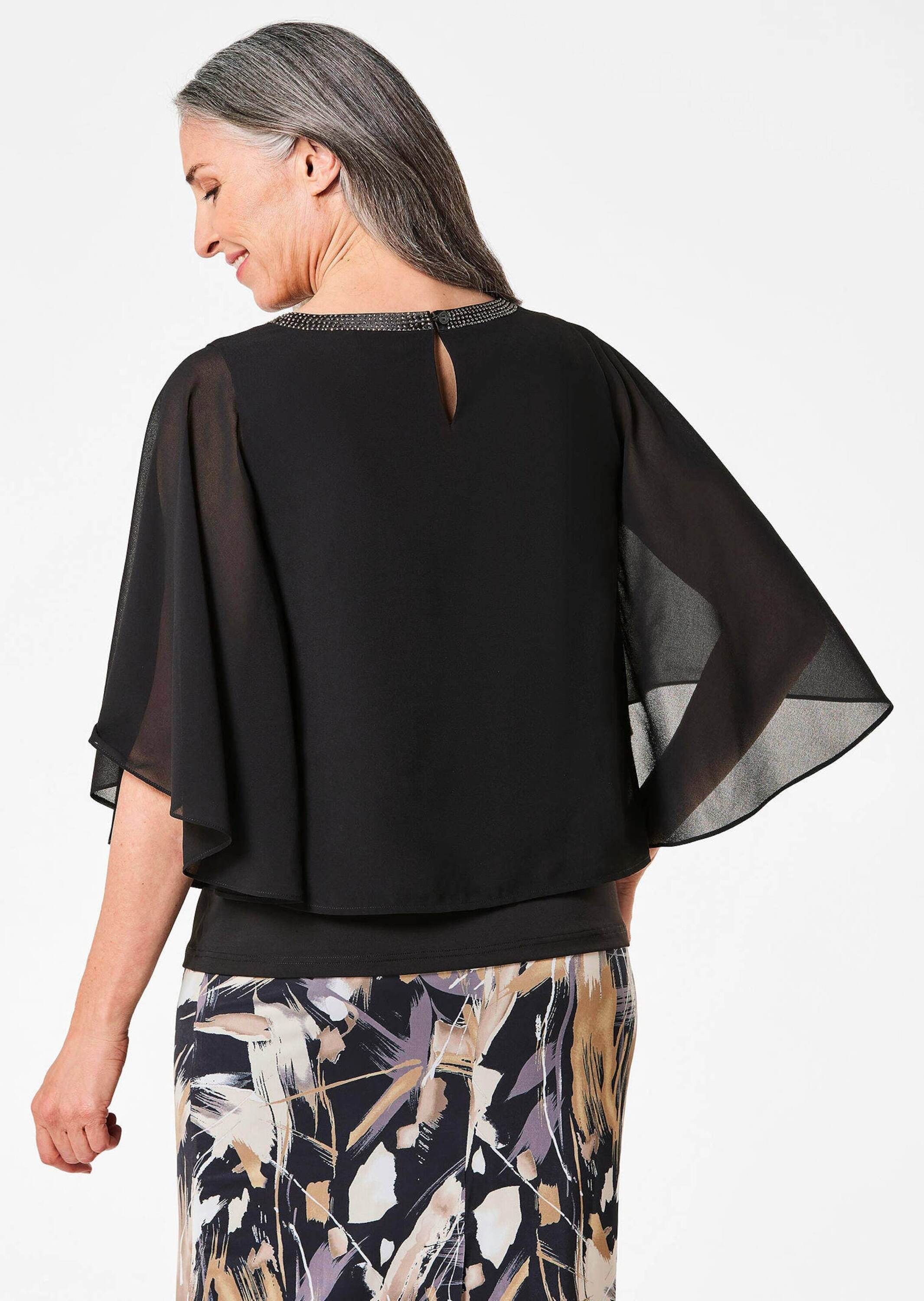 GOLDNER Kurzarmbluse »Blusenshirt«