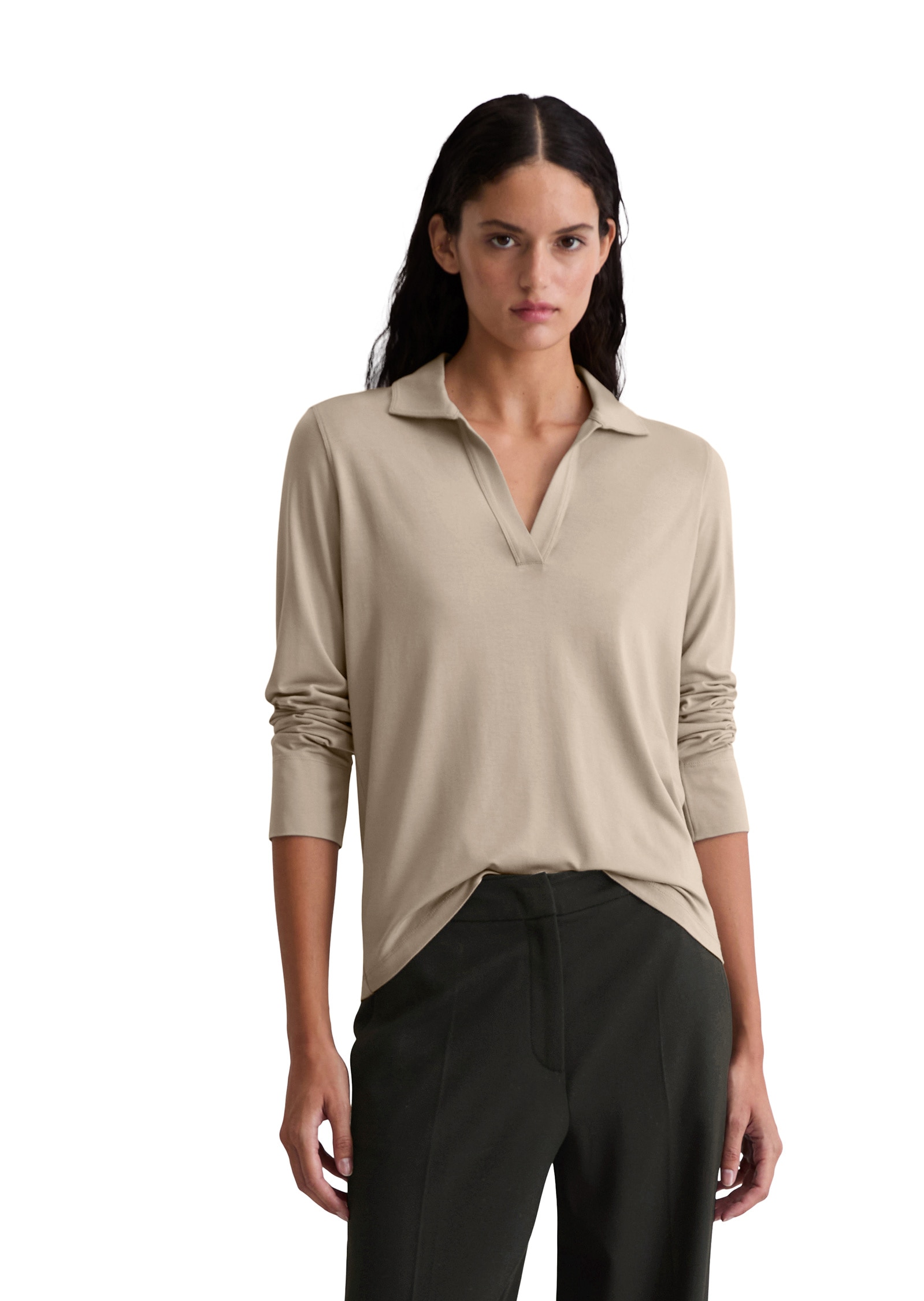 Marc OPolo Blusenshirt "aus Viskose-Modal-Mix" günstig online kaufen