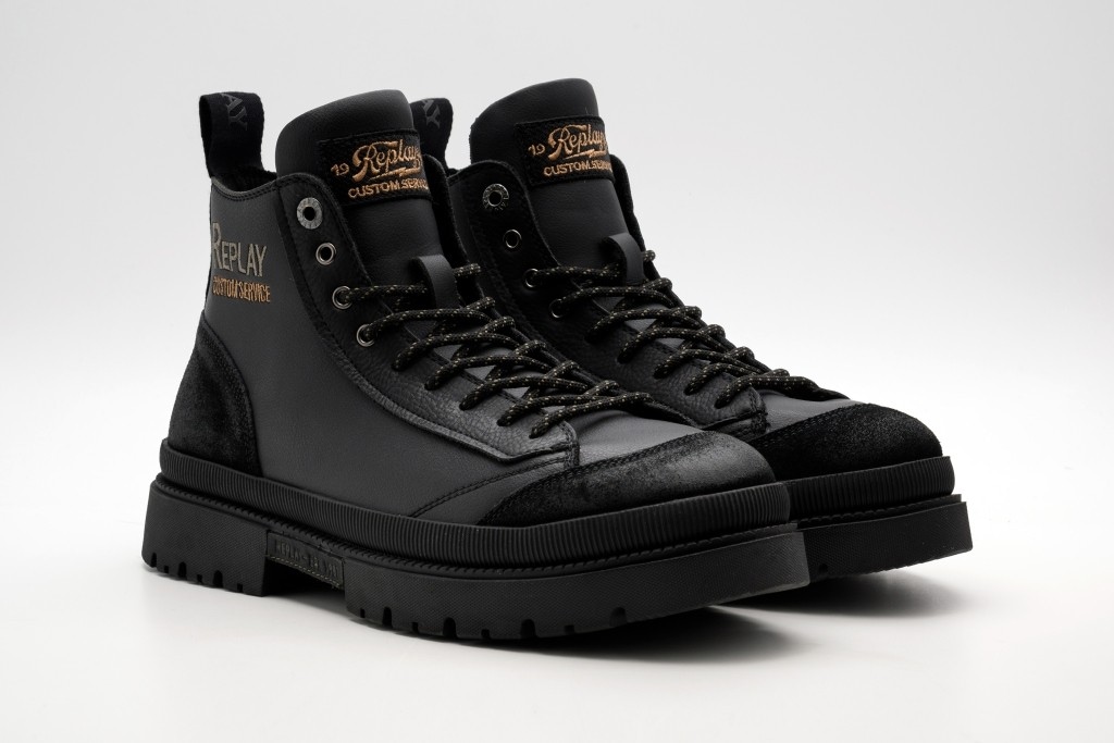 Replay Schnürboots "SANDTOWN PEAK" Schnürstiefelette mit Anziehlasche