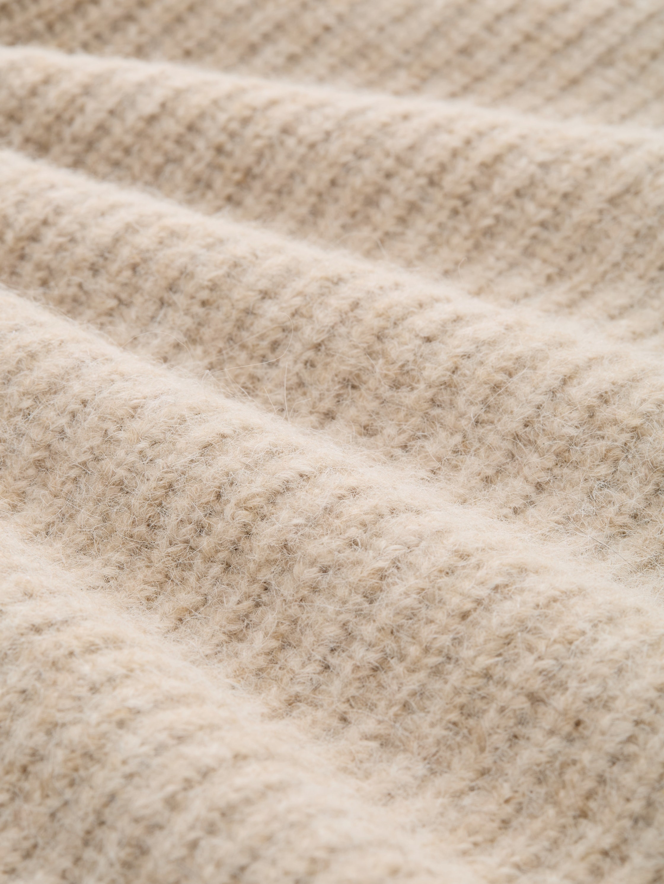 TOM TAILOR Denim Strickpullover mit Stehkragen