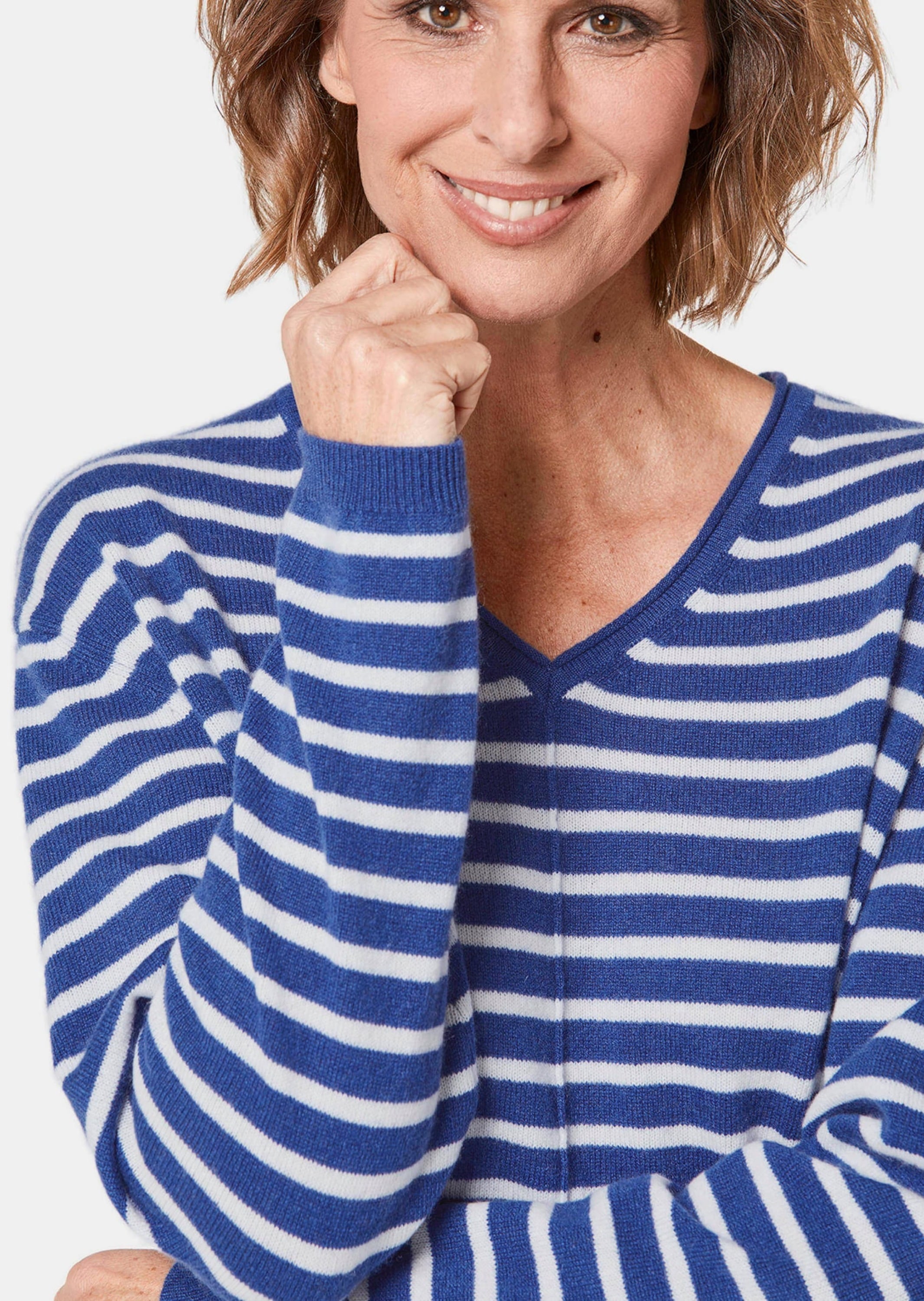 GOLDNER Strickpullover »Kaschmirpullover mit V-Ausschnitt Kaschmirpullover mit V-Ausschnitt«