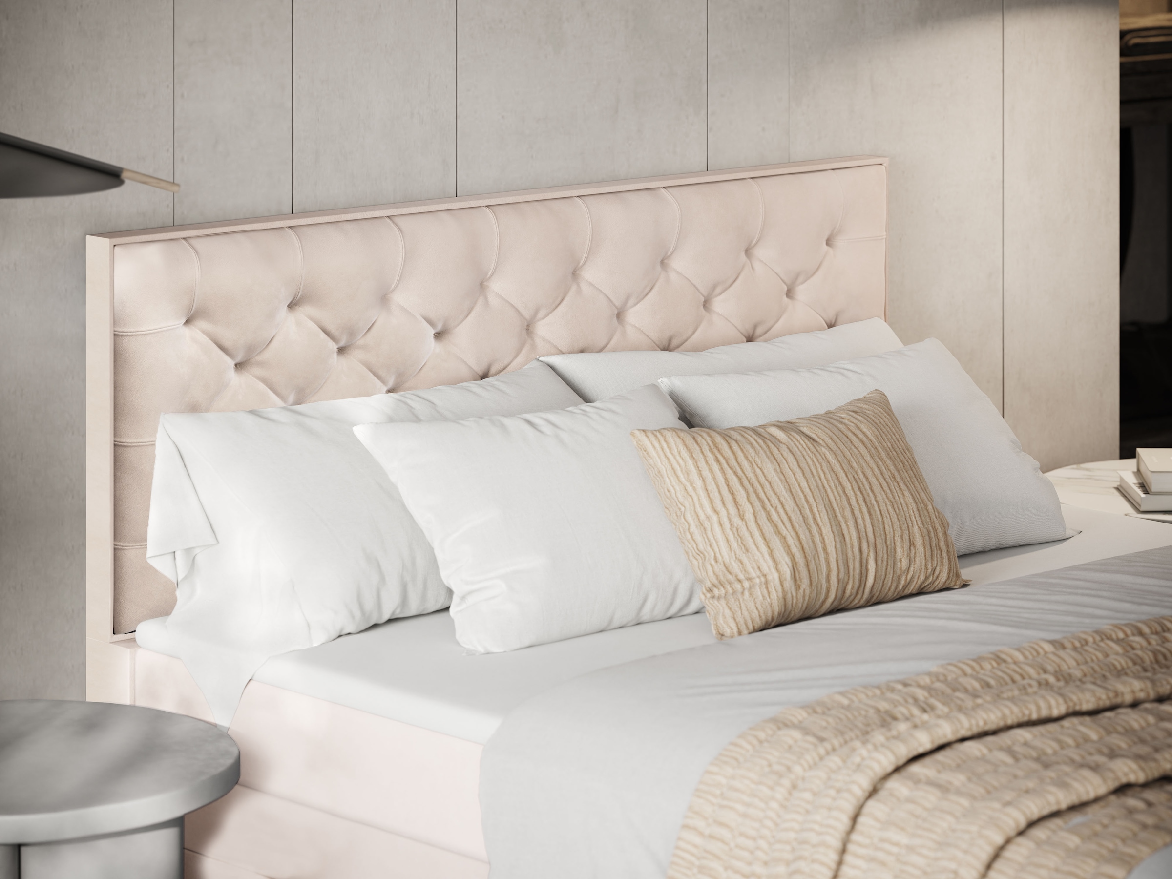 FORTE Boxspringbett »Lanciano Max inkl. zwei Bettkästen und Kaltschaum Topper«, und einer 7-Zonen-Tonnentaschenfederkernmatratze H2/H3